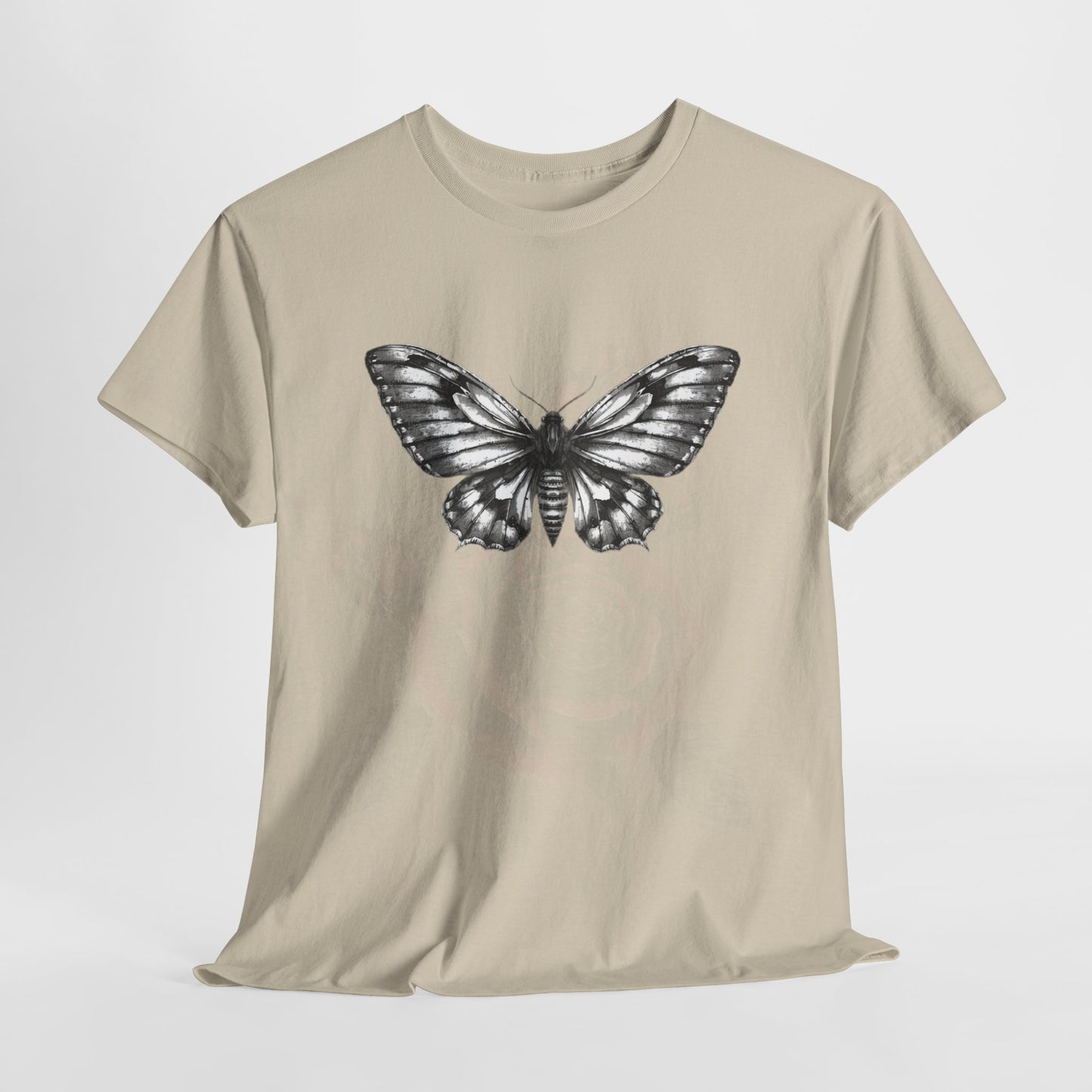 Gothic Y2k Butterfly Graphic Unisex Heavy Cotton Tee
