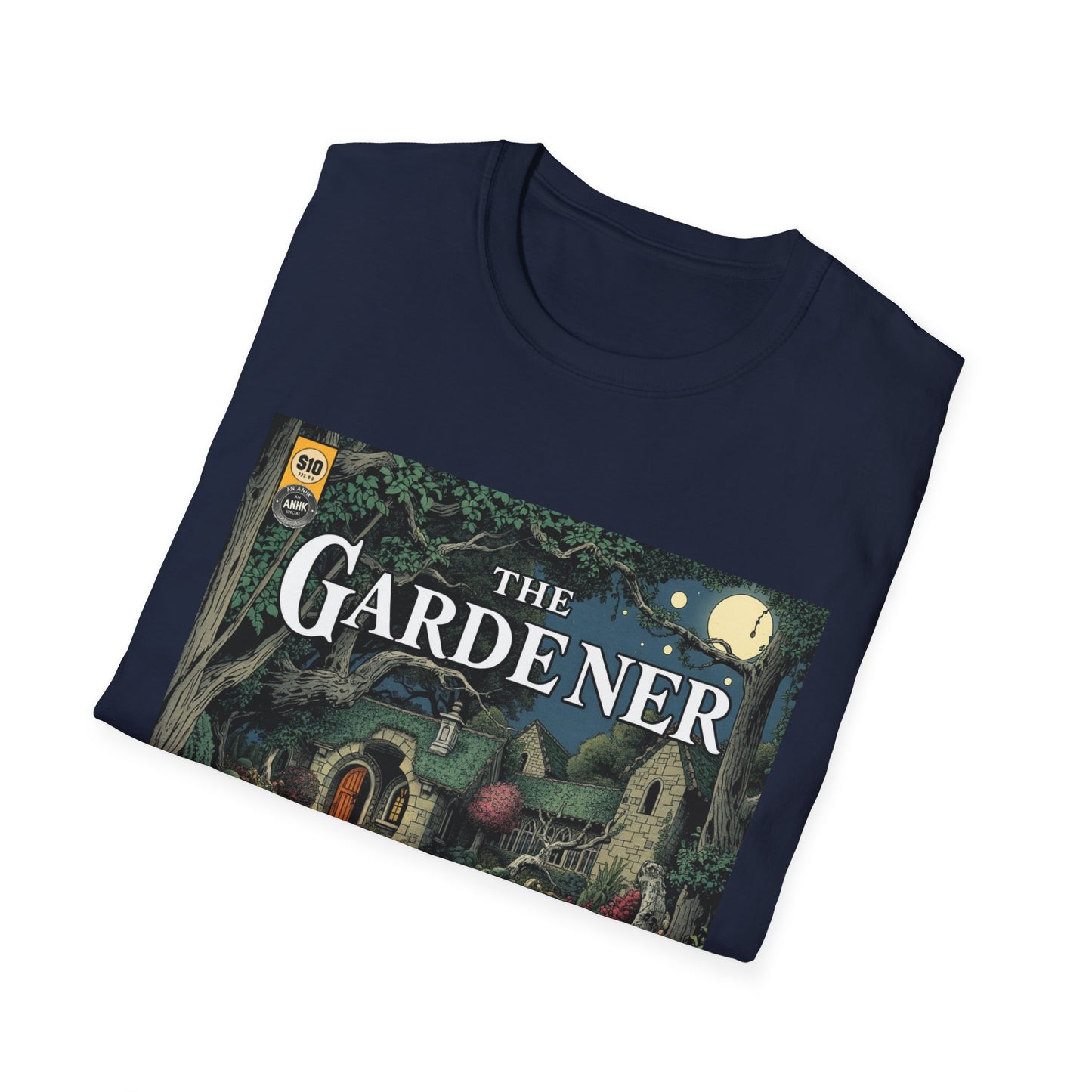 Vintage Comic Cover 'The Gardener' Unisex Softstyle T-Shirt