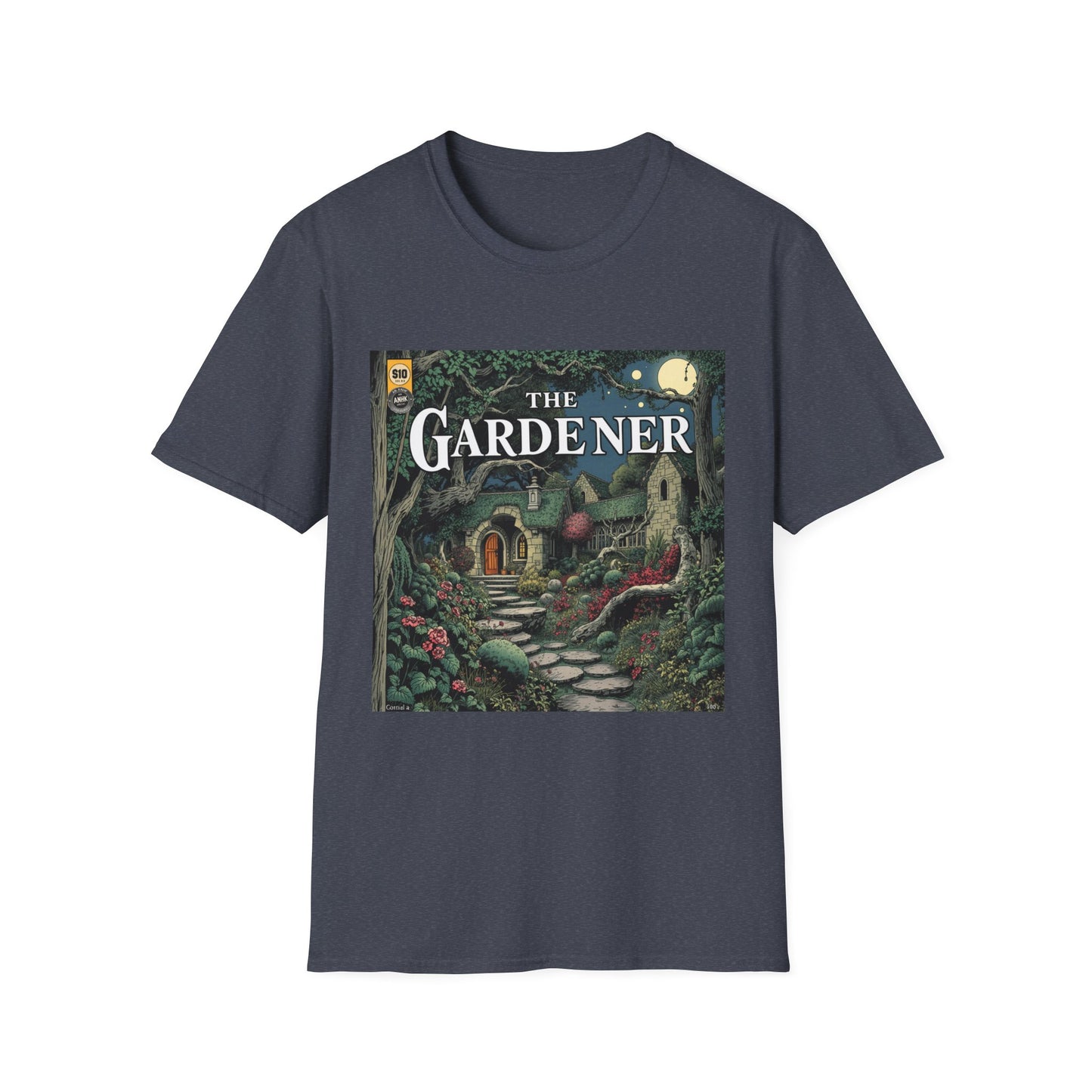 Vintage Comic Cover 'The Gardener' Unisex Softstyle T-Shirt