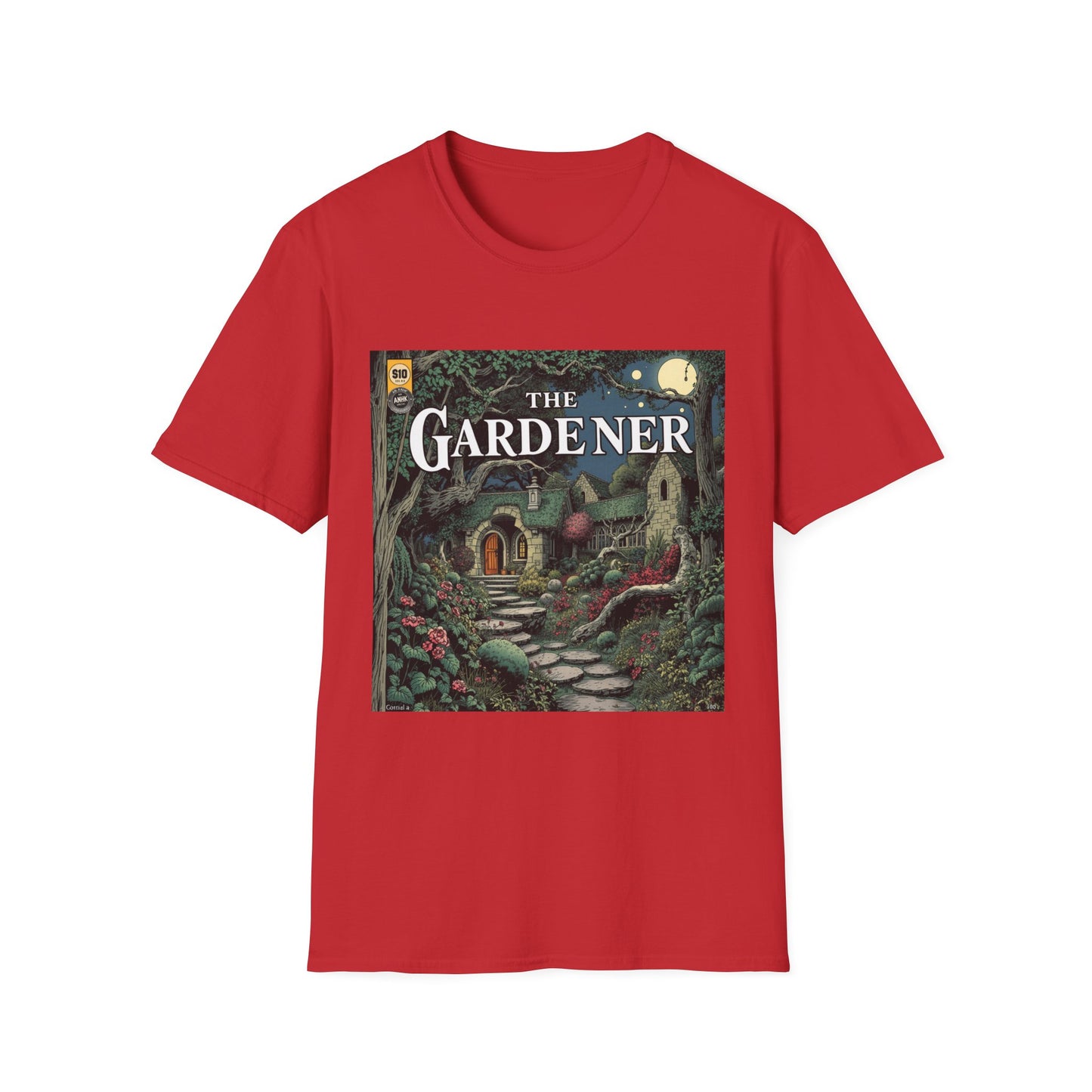 Vintage Comic Cover 'The Gardener' Unisex Softstyle T-Shirt