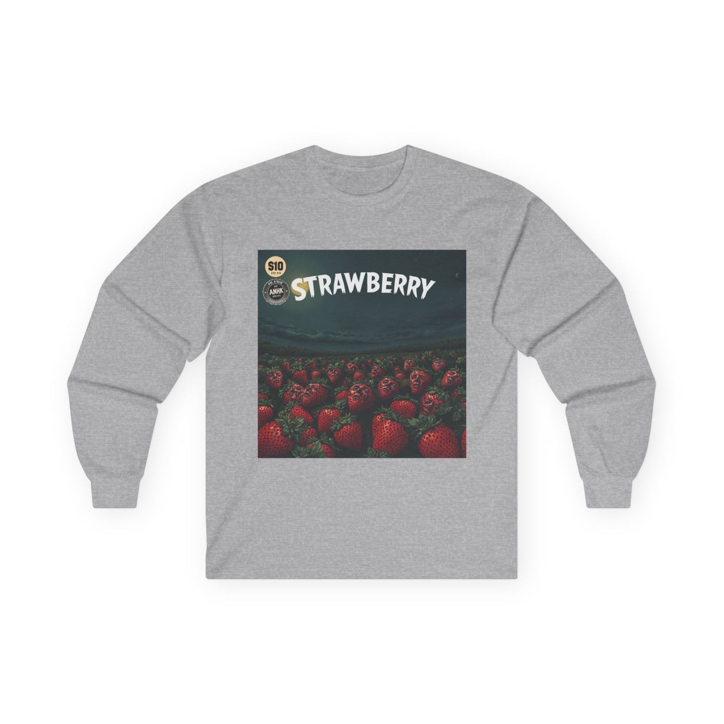 Vintage Comic Cover Fatal Strawberry Fields Unisex Ultra Cotton Long Sleeve Tee