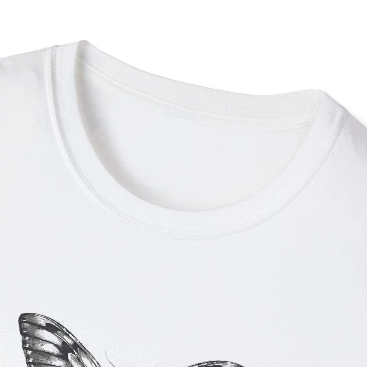 Gothic Y2k Moth Unisex Softstyle T-Shirt