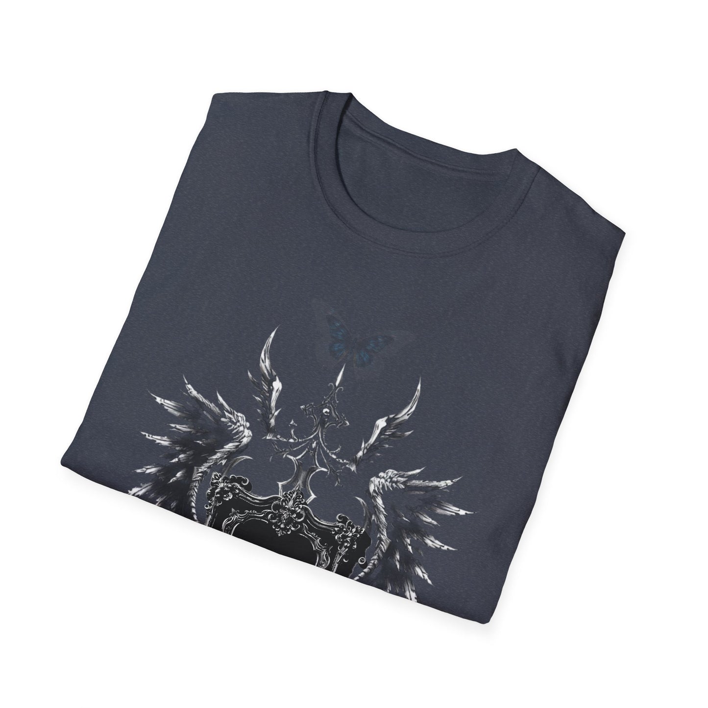 Gothic Angel Wings T-Shirt, Unisex Graphic Tee
