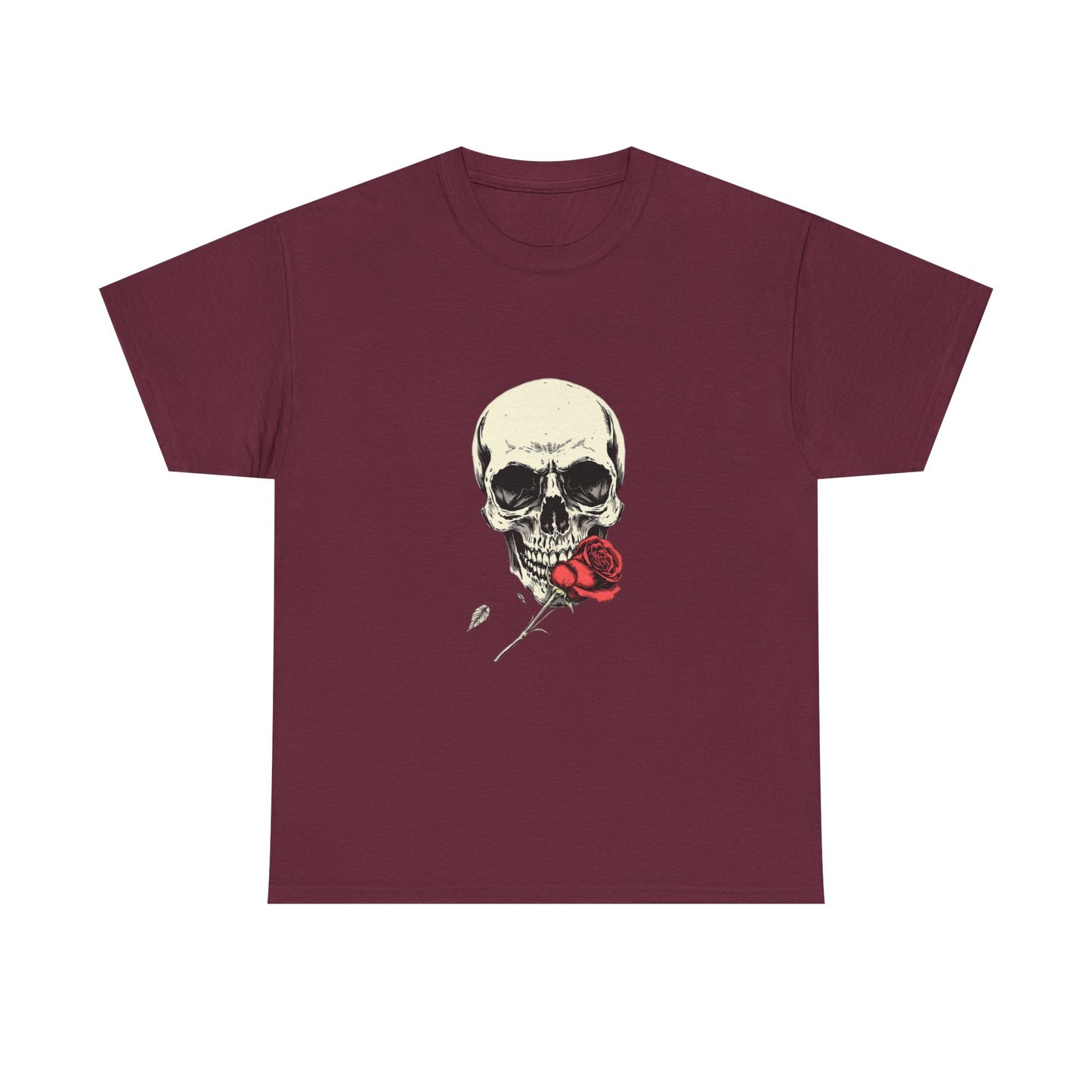 Gothic Y2k Skull Rose Unisex Tee