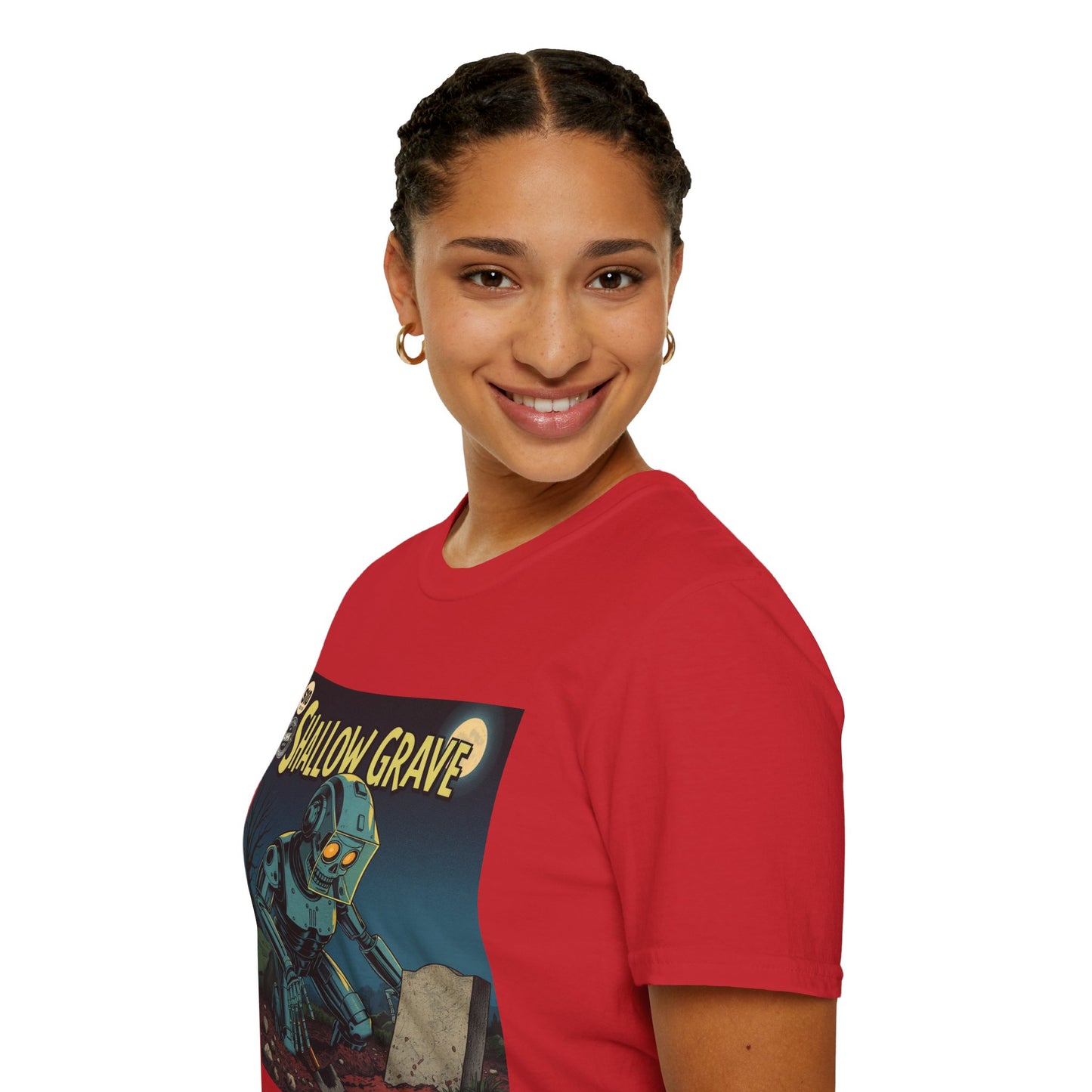 Vintage Comic Cover Shallow Grave Graphic T-Shirt
