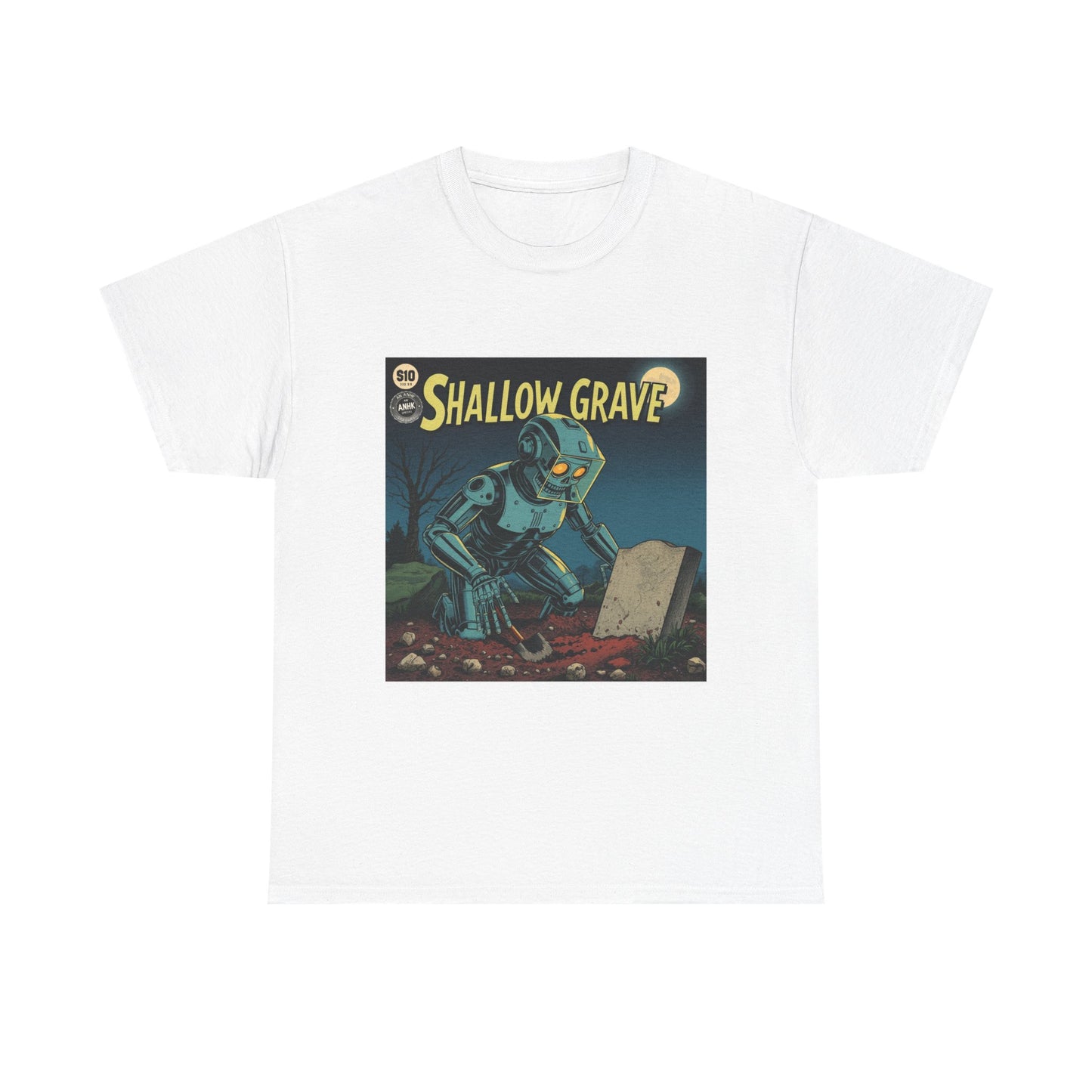 Vintage Comic Cover Retro Robot Graphic Tee