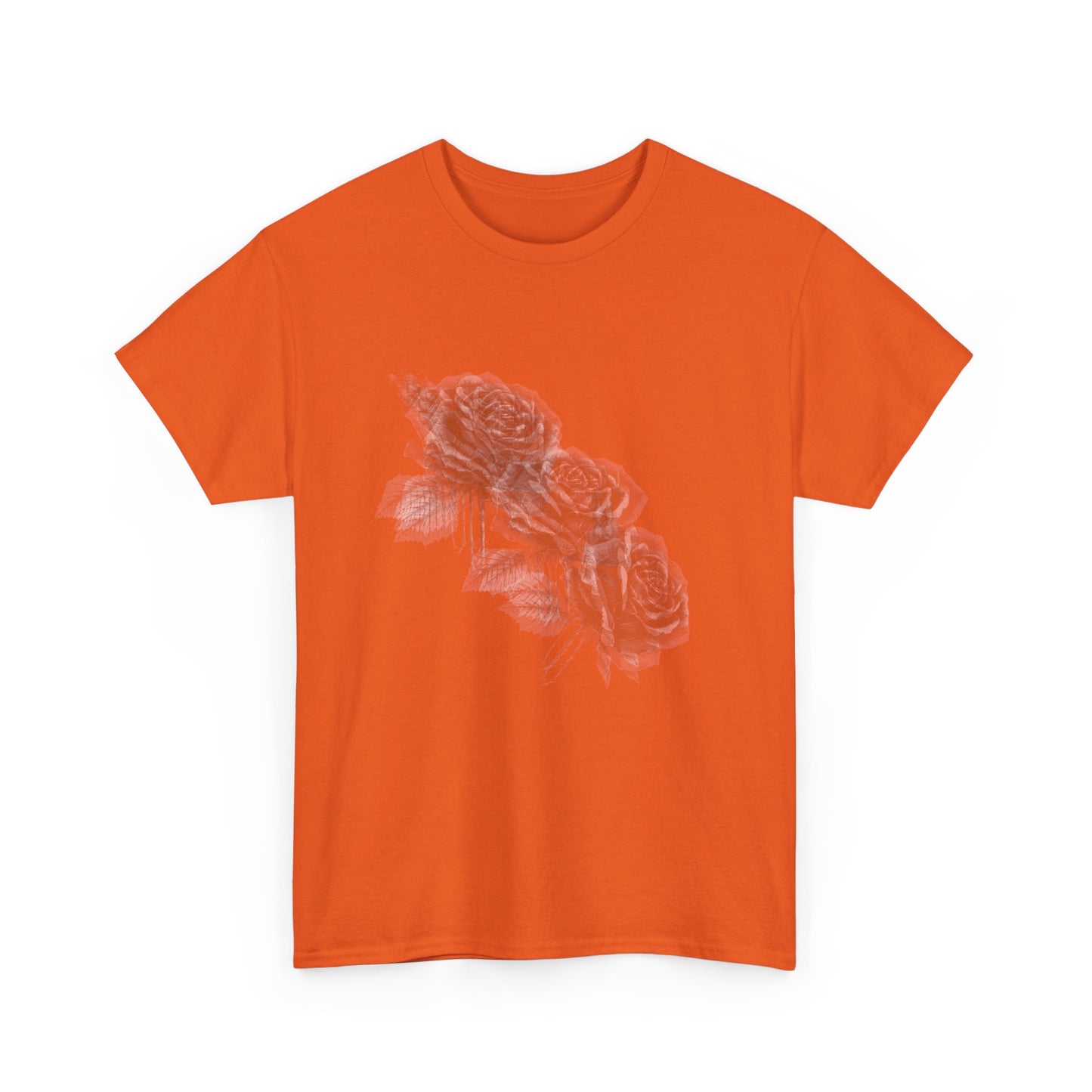 Y2k Gothic Faded Rose Unisex Heavy Cotton Tee
