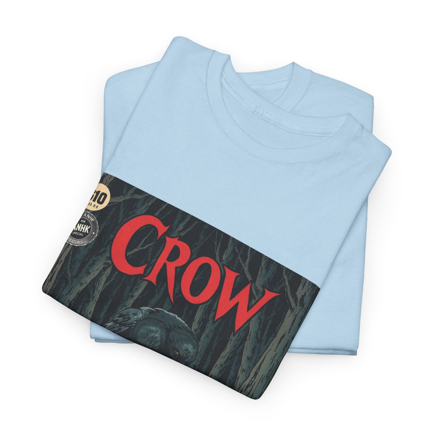 Vintage Comic Cover Crow Graphic Tee