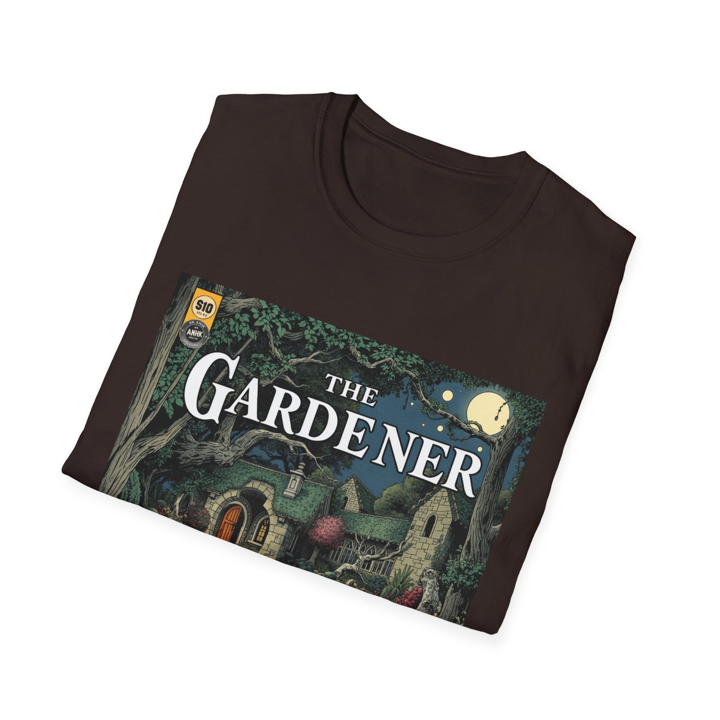 Vintage Comic Cover 'The Gardener' Unisex Softstyle T-Shirt