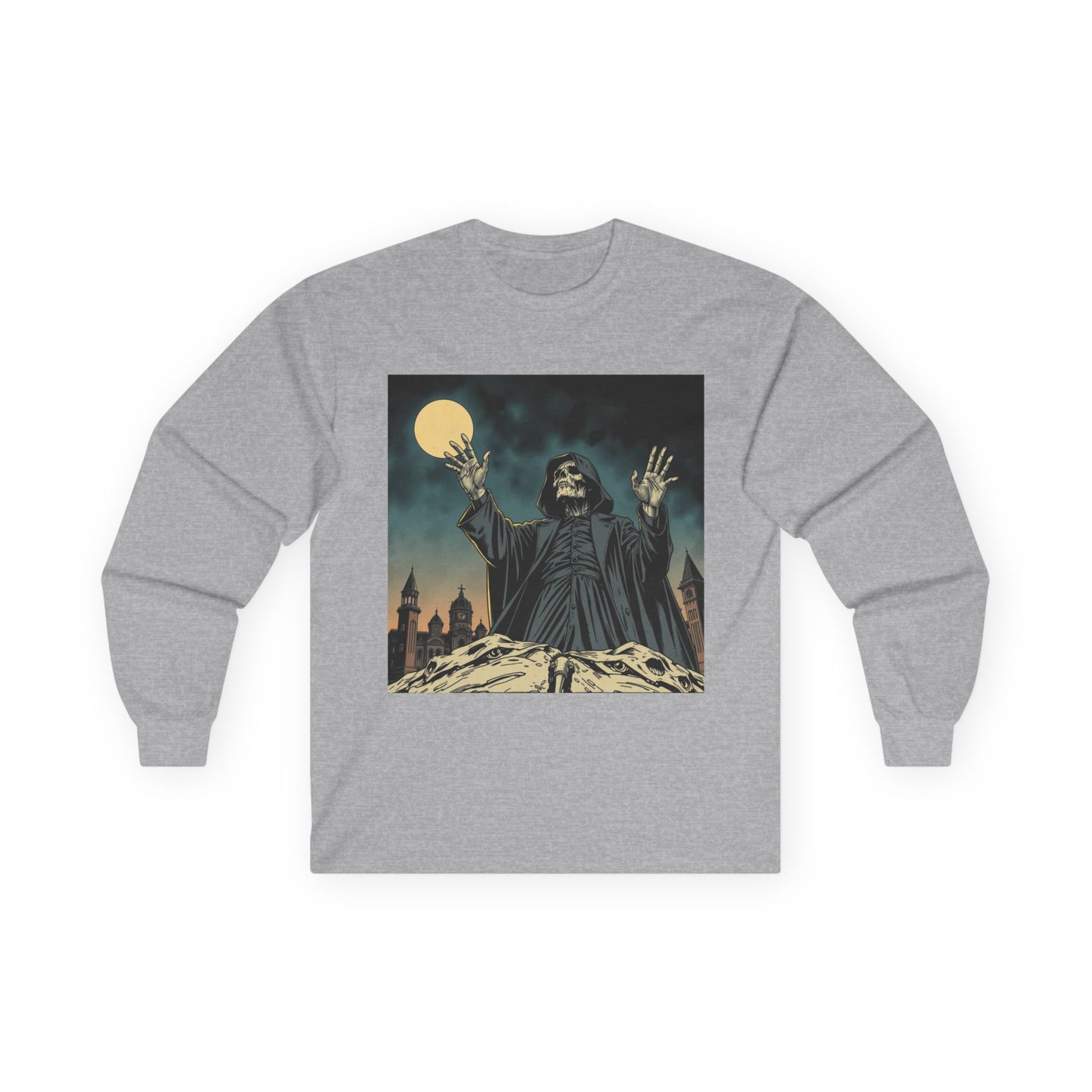 Skelly Goth Moonlit Ensemble Long Sleeve Tee