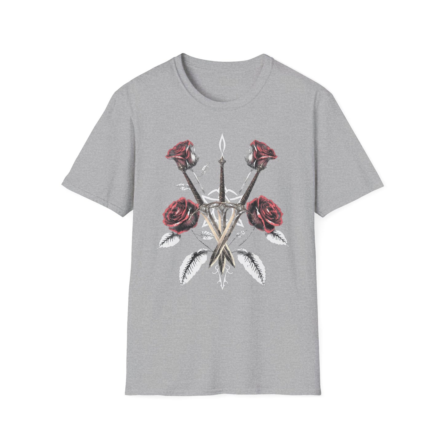 Gothic Y2k Rose & Sword Unisex T-Shirt