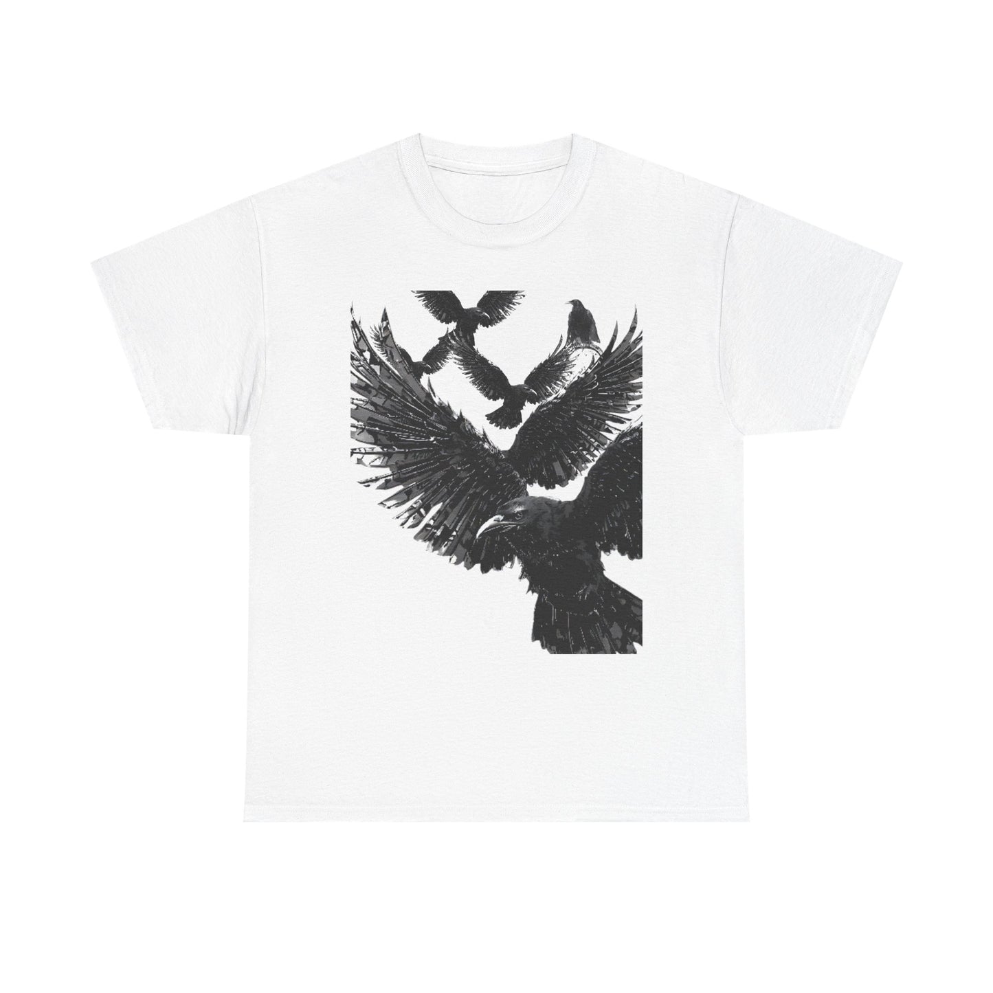 Gothic Raven Crow Graphic Tee