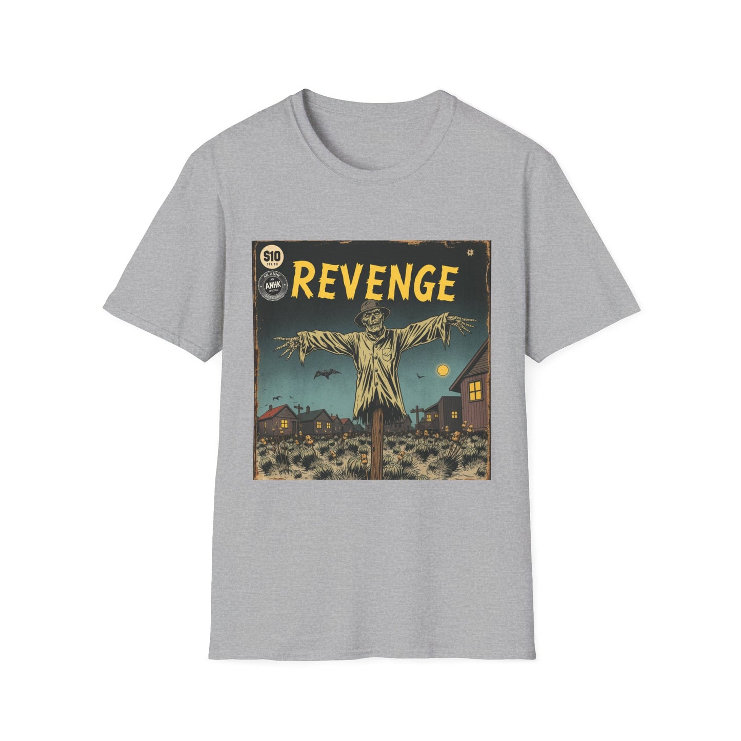 Vintage Comic Cover 'Scarecrow Revenge' T-Shirt