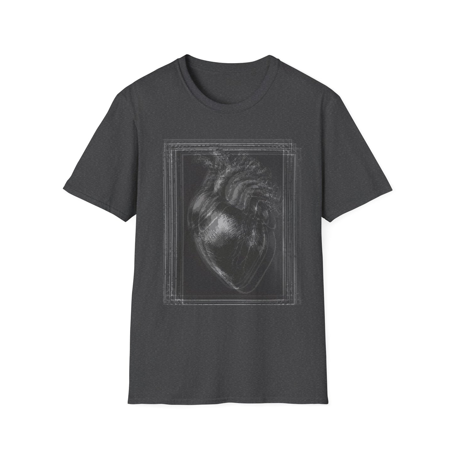 Gothic Y2k Heart-inspired Unisex Softstyle T-Shirt