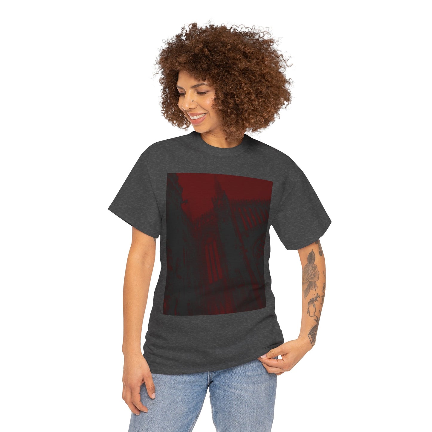 Red Sky Cathedral Print Tee
