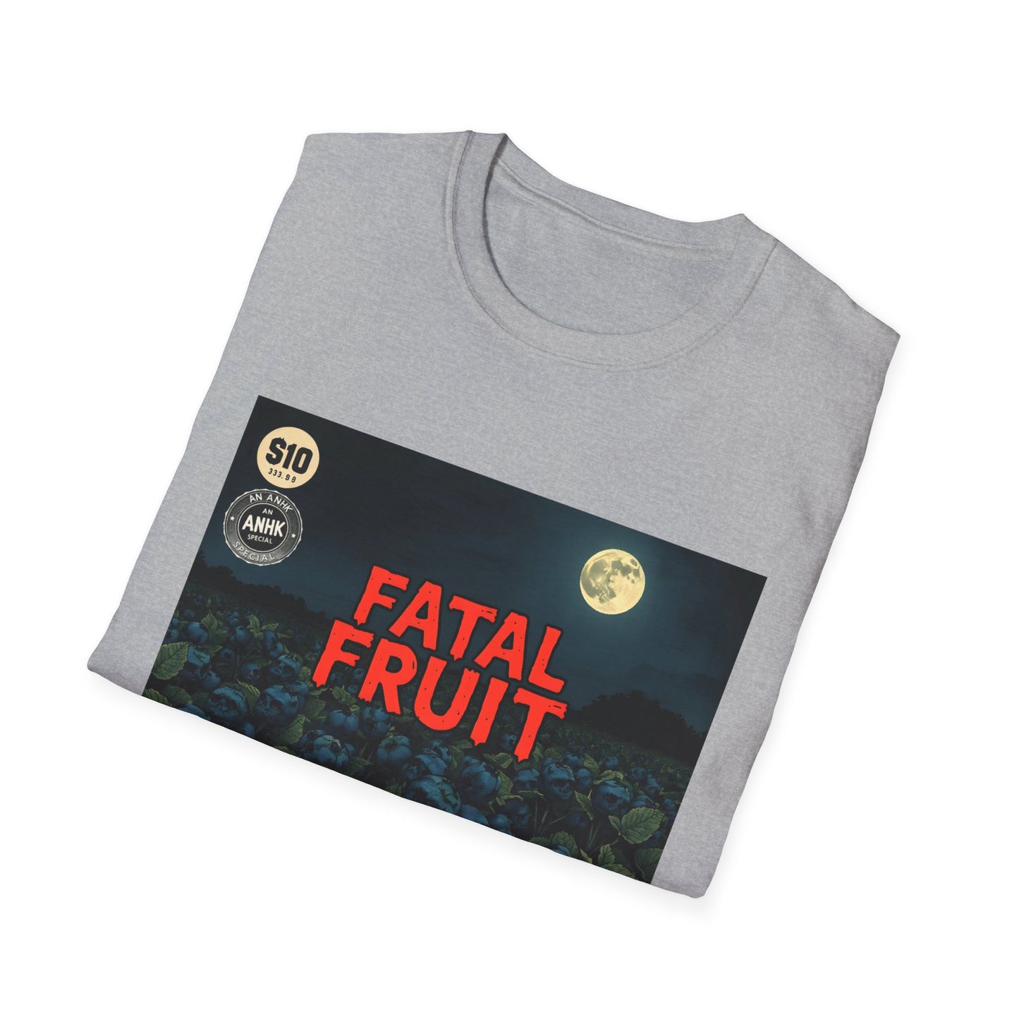 Vintage Comic Cover 'Fatal Fruit' Unisex Softstyle T-Shirt