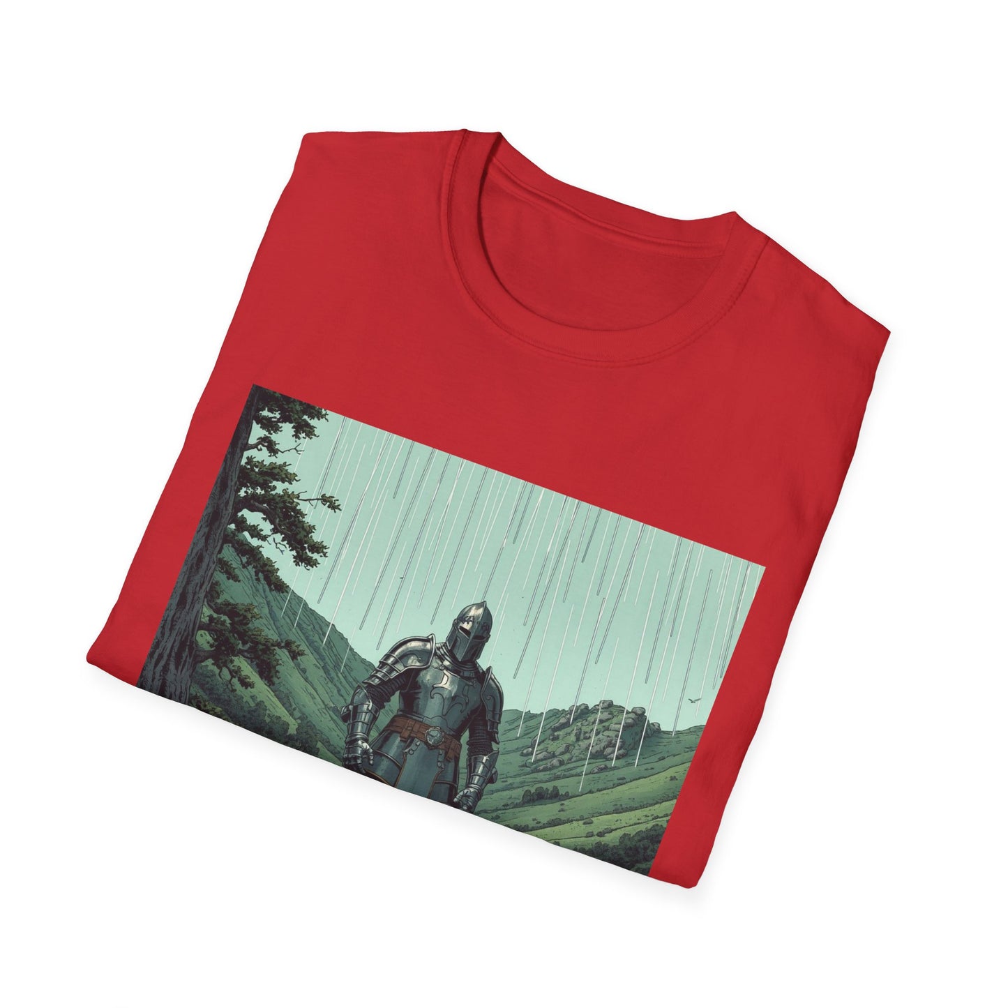 Vintage Comic Cover 'Knight Of Cats' T-Shirt