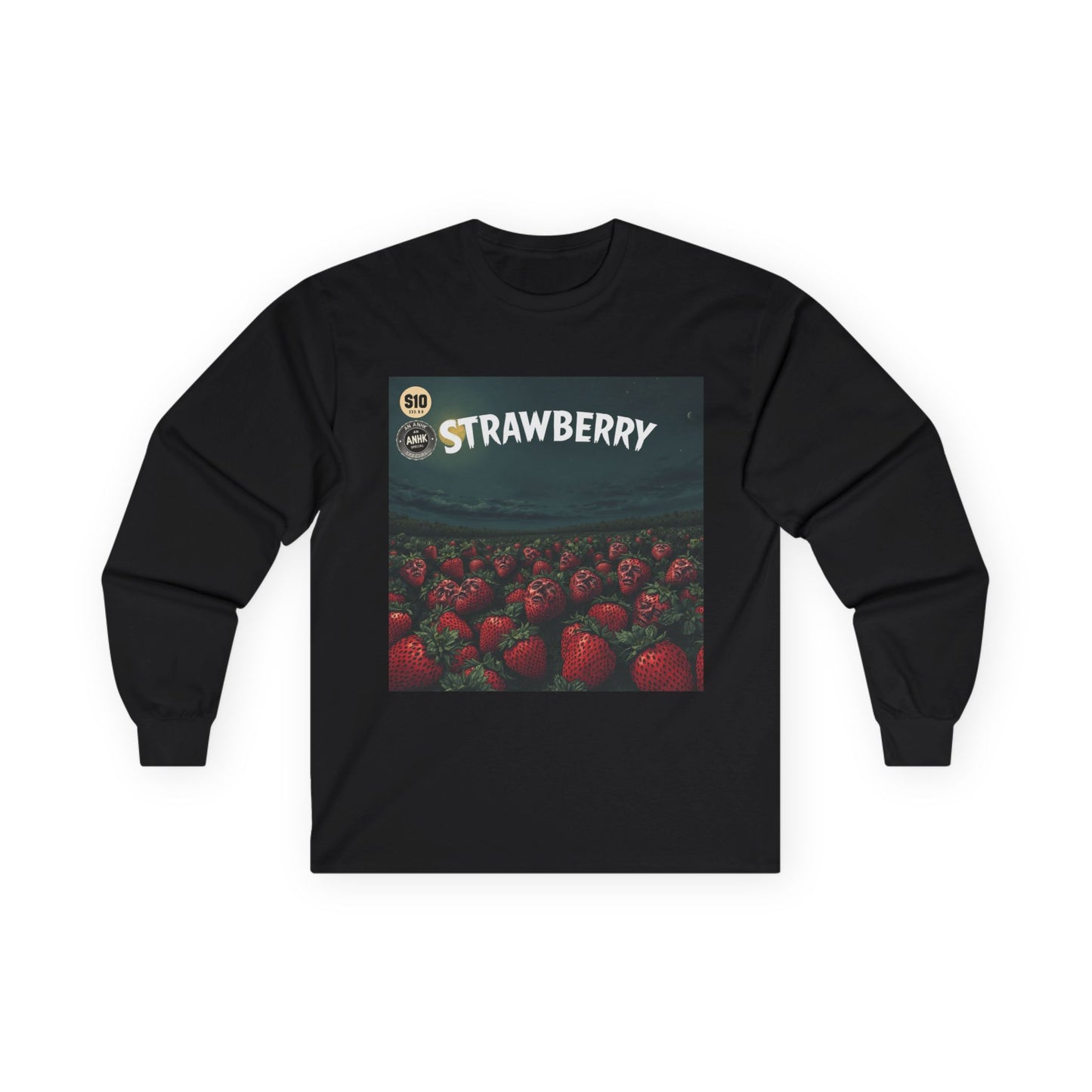 Vintage Comic Cover Fatal Strawberry Fields Unisex Ultra Cotton Long Sleeve Tee