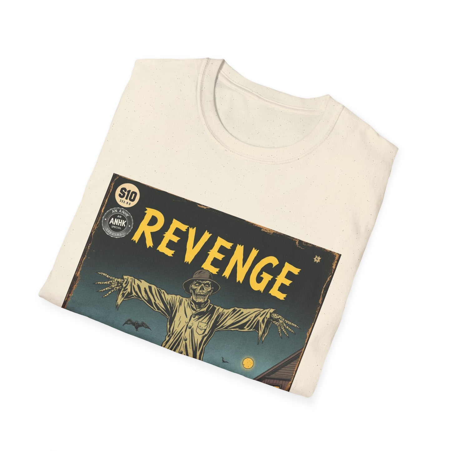 Vintage Comic Cover 'Scarecrow Revenge' T-Shirt
