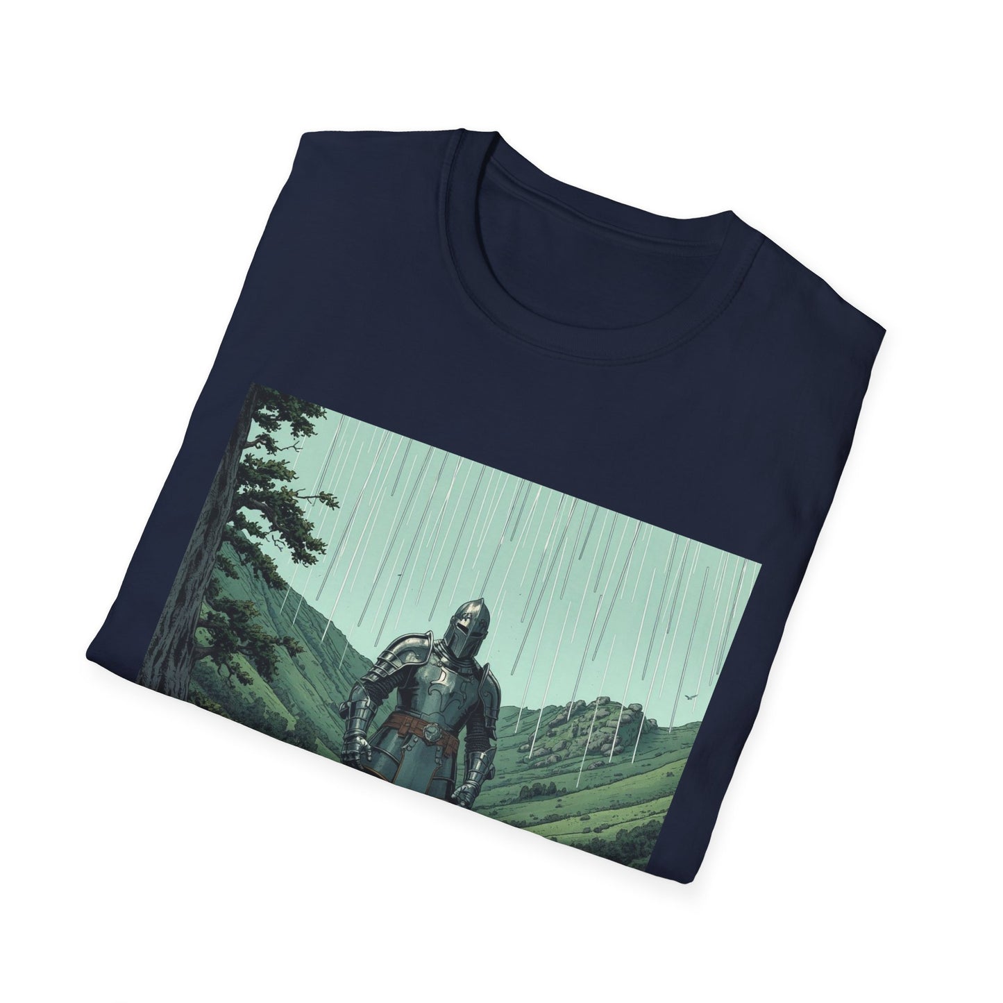 Vintage Comic Cover 'Knight Of Cats' T-Shirt