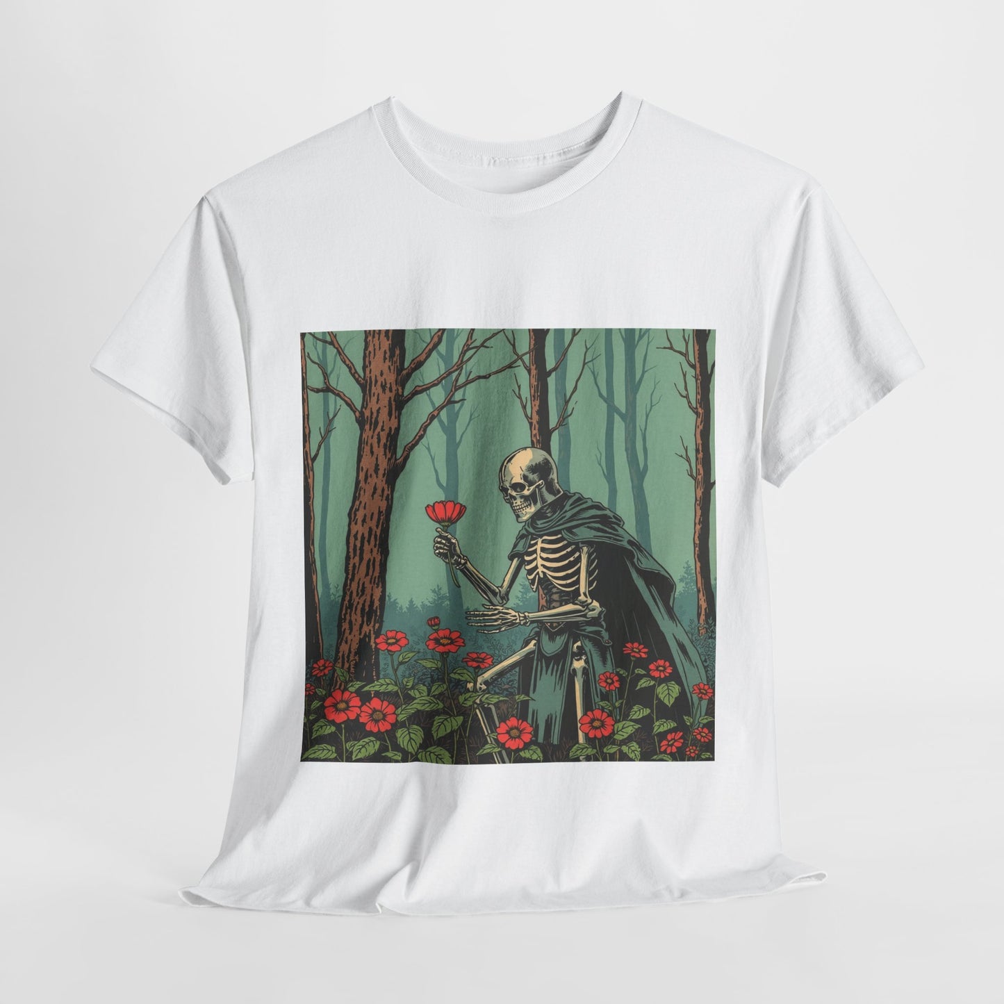 Skeleton in the Woods Unisex Heavy Cotton T-Shirt