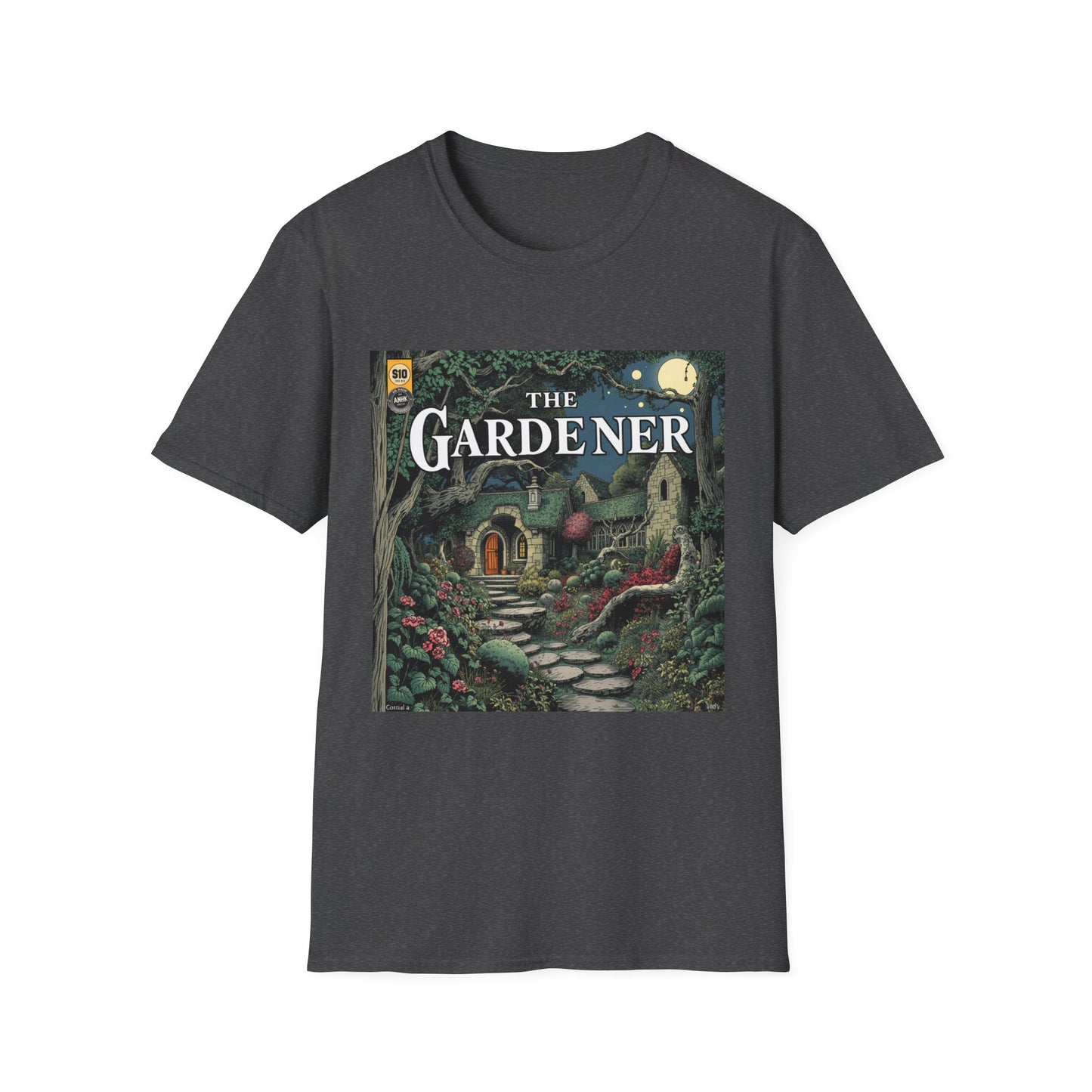 Vintage Comic Cover 'The Gardener' Unisex Softstyle T-Shirt