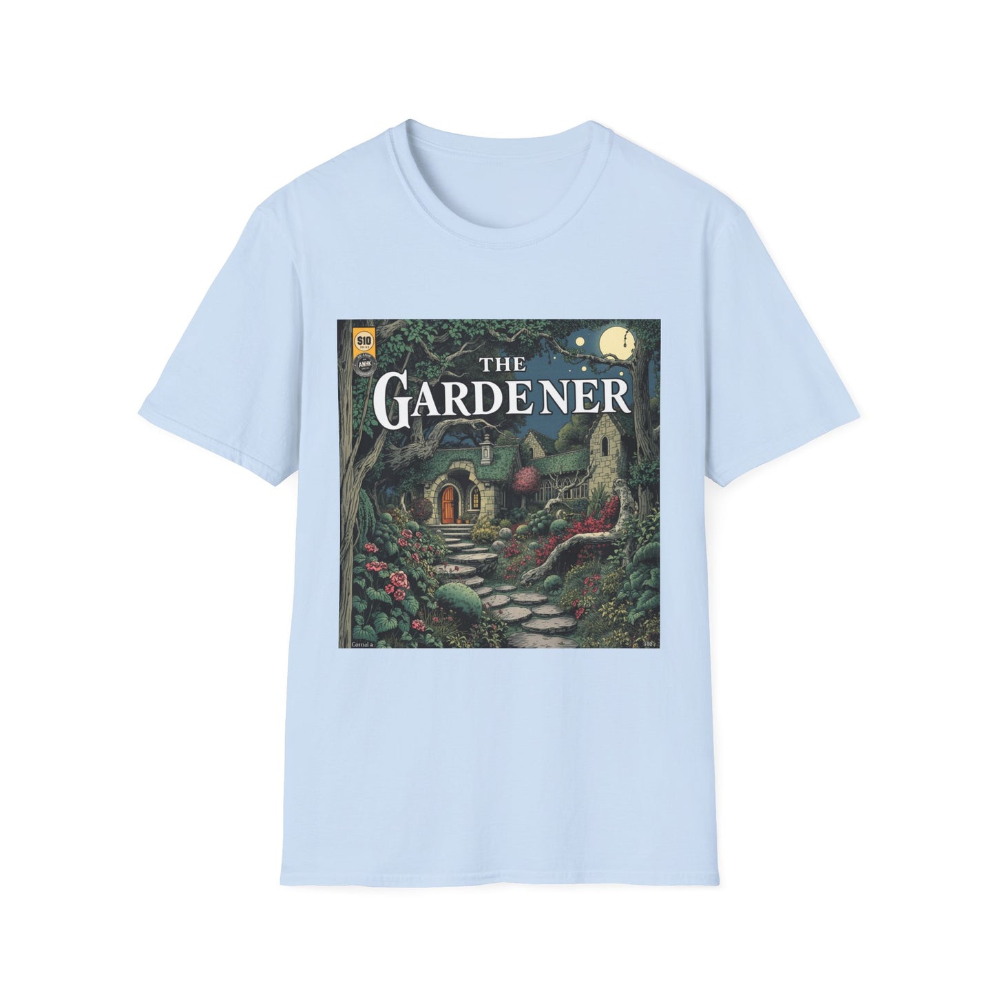 Vintage Comic Cover 'The Gardener' Unisex Softstyle T-Shirt