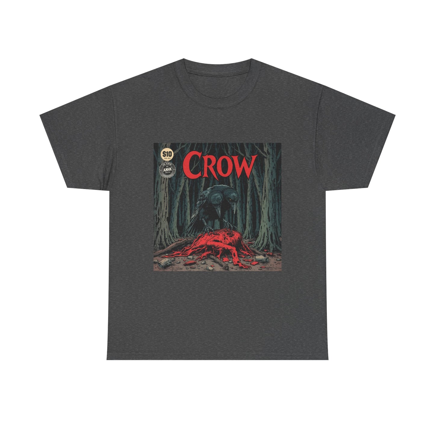Vintage Comic Cover Crow Graphic Tee