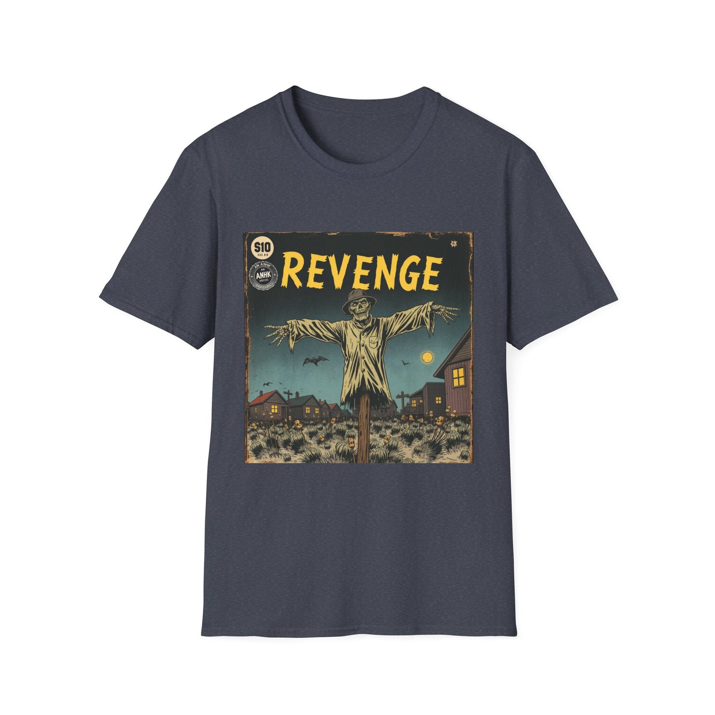 Vintage Comic Cover 'Scarecrow Revenge' T-Shirt