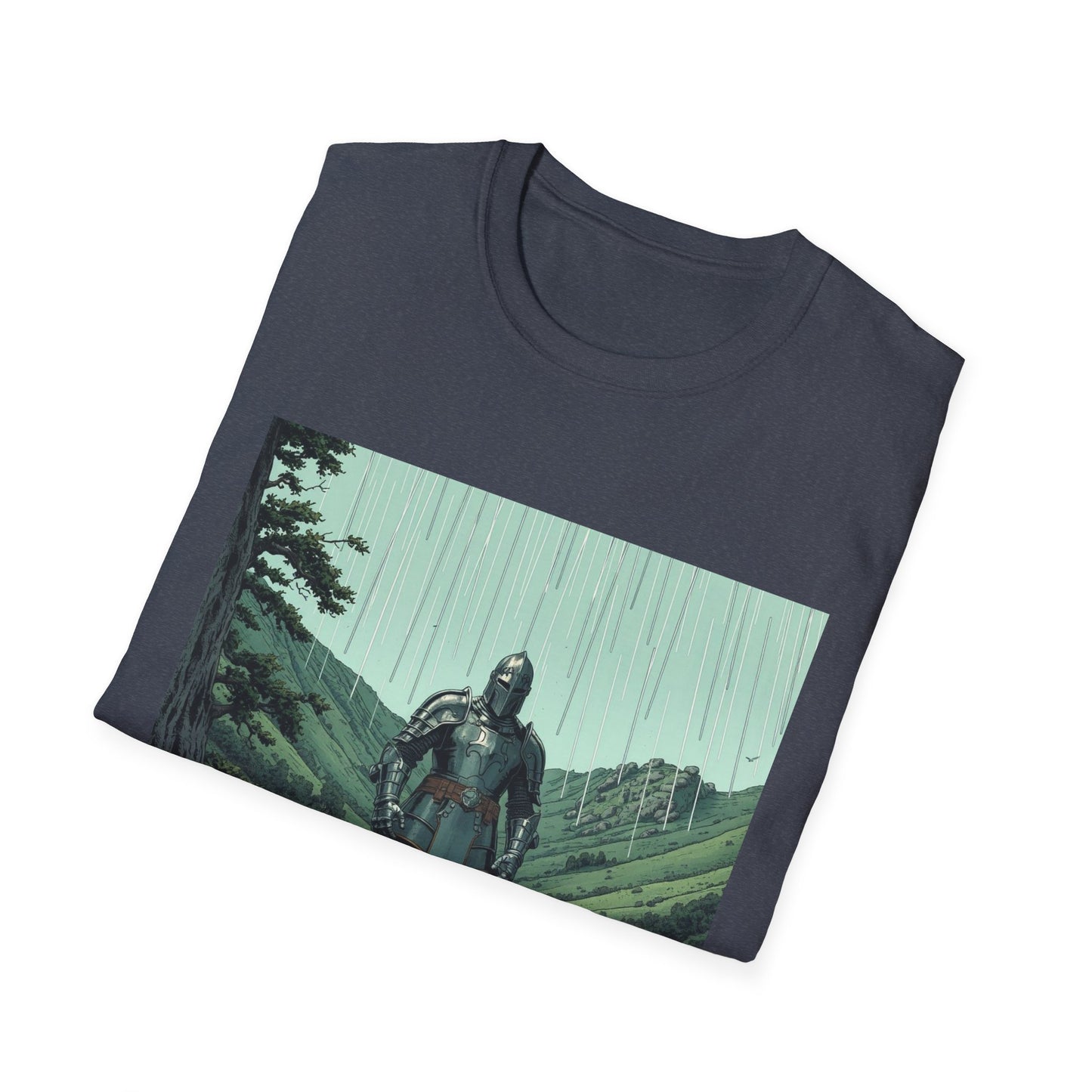 Vintage Comic Cover 'Knight Of Cats' T-Shirt