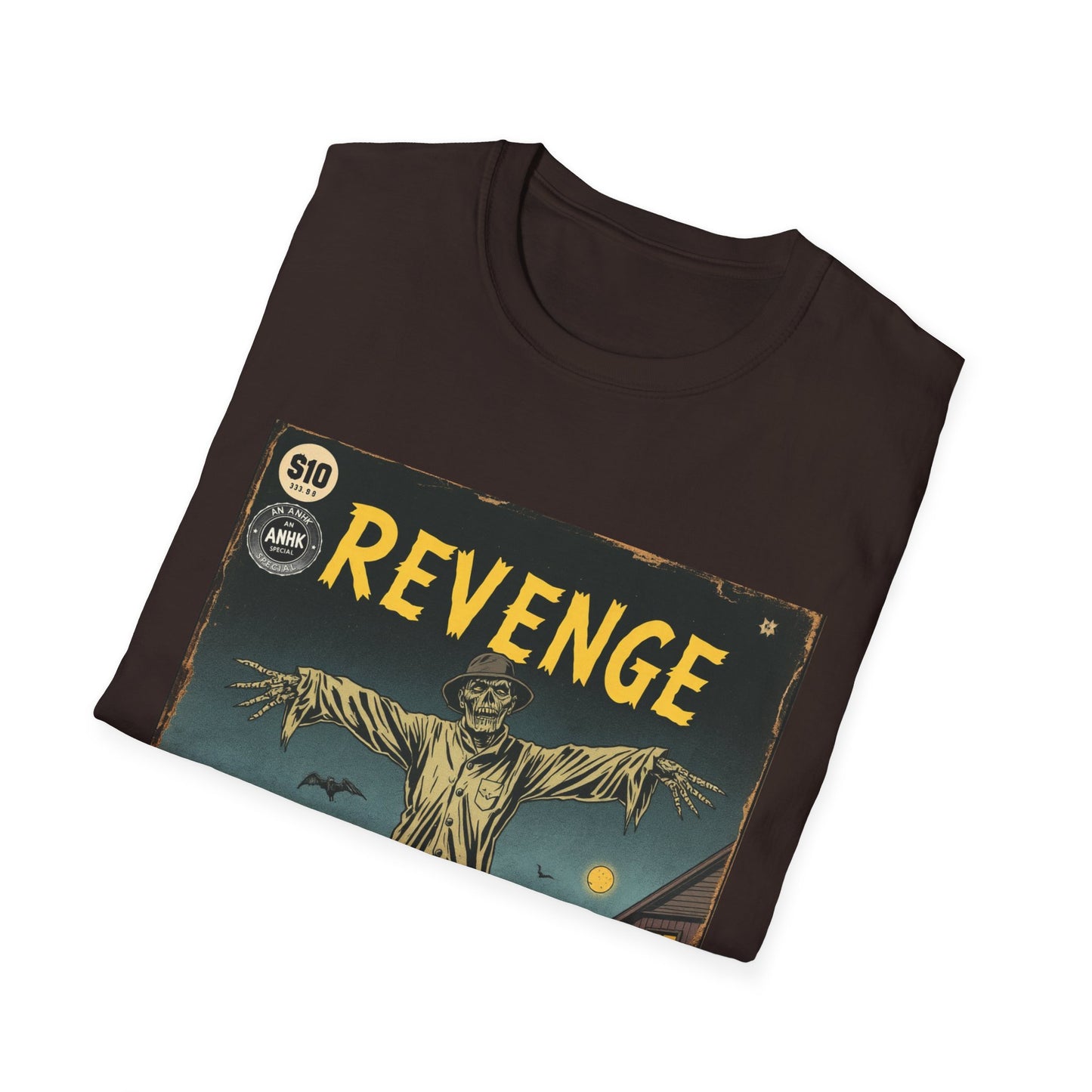 Vintage Comic Cover 'Scarecrow Revenge' T-Shirt