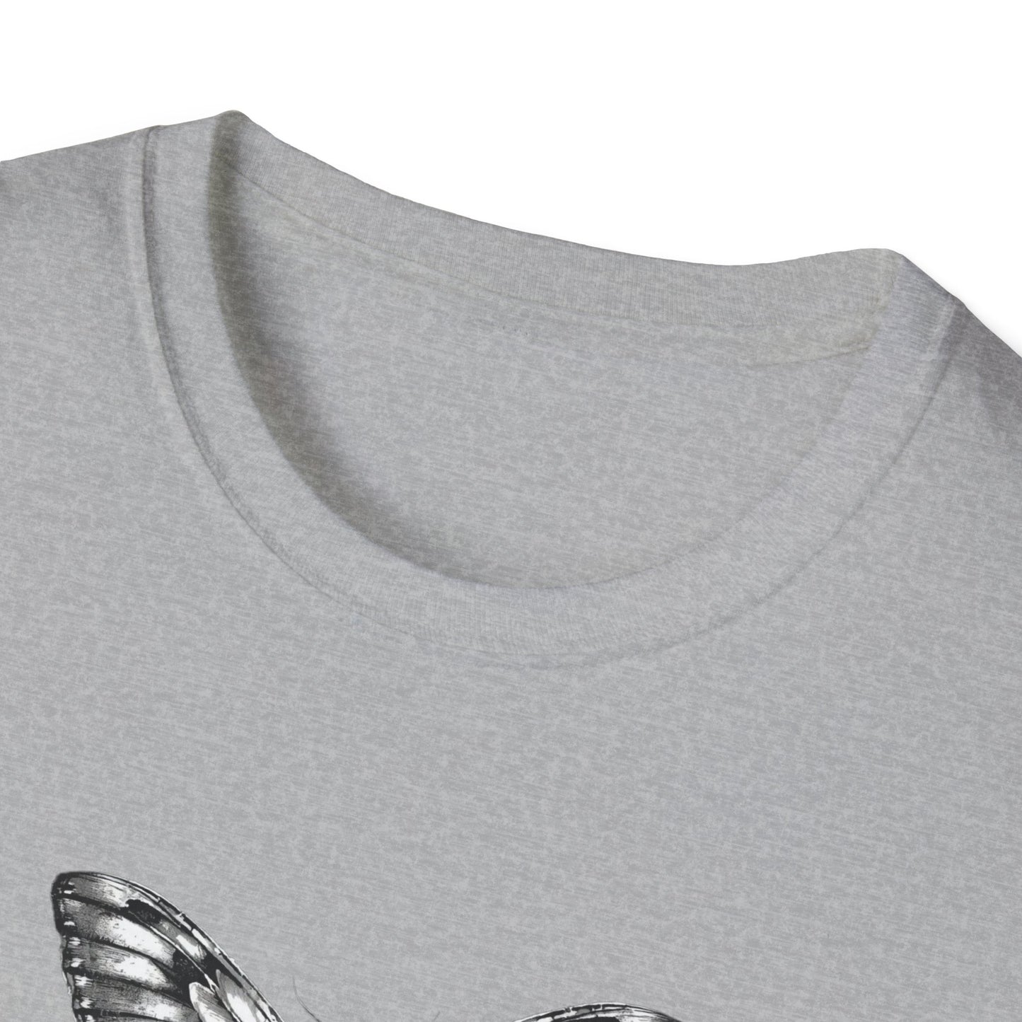 Gothic Y2k Moth Unisex Softstyle T-Shirt