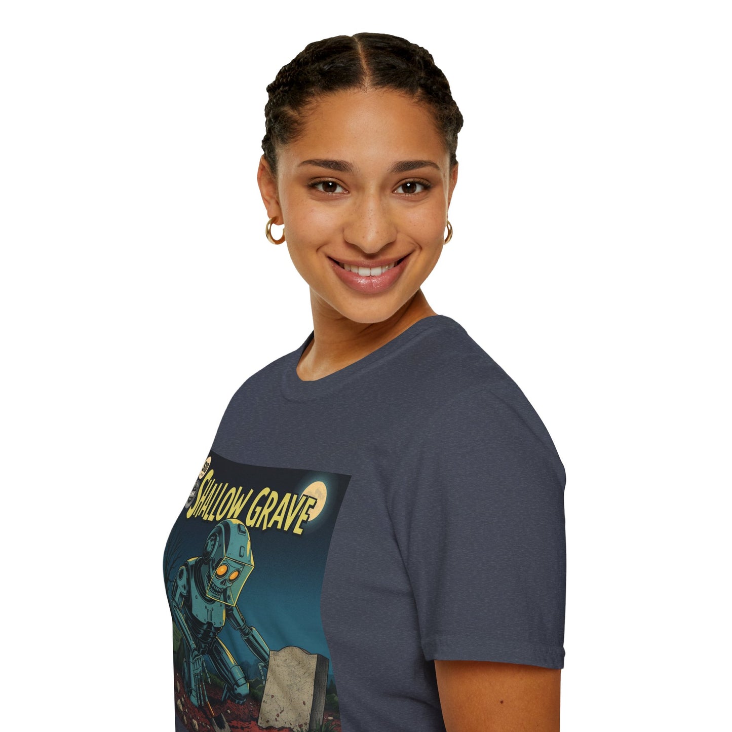 Vintage Comic Cover Shallow Grave Graphic T-Shirt