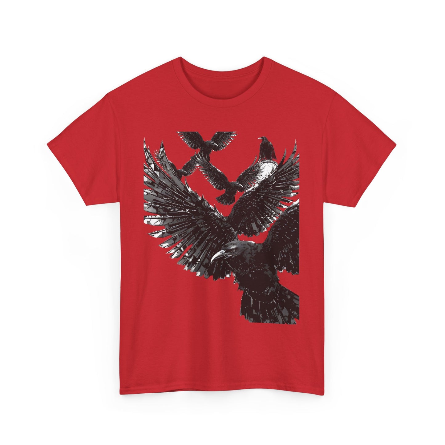 Gothic Raven Crow Graphic Tee
