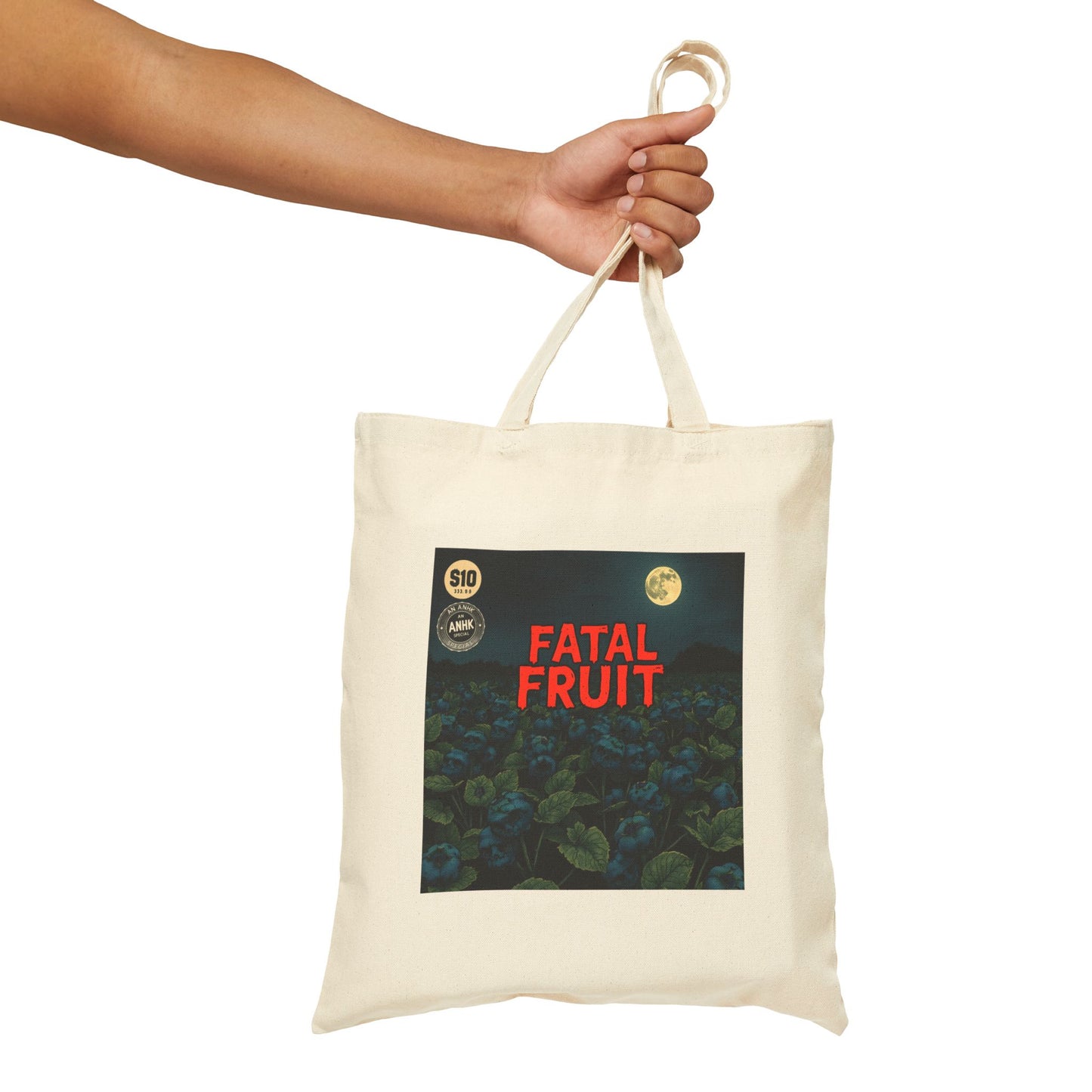 Fatal Fruit Art Cotton Canvas Tote Bag