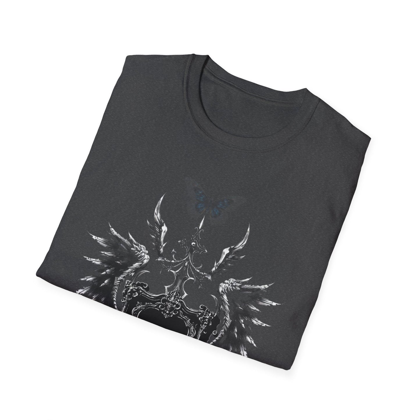Gothic Angel Wings T-Shirt, Unisex Graphic Tee