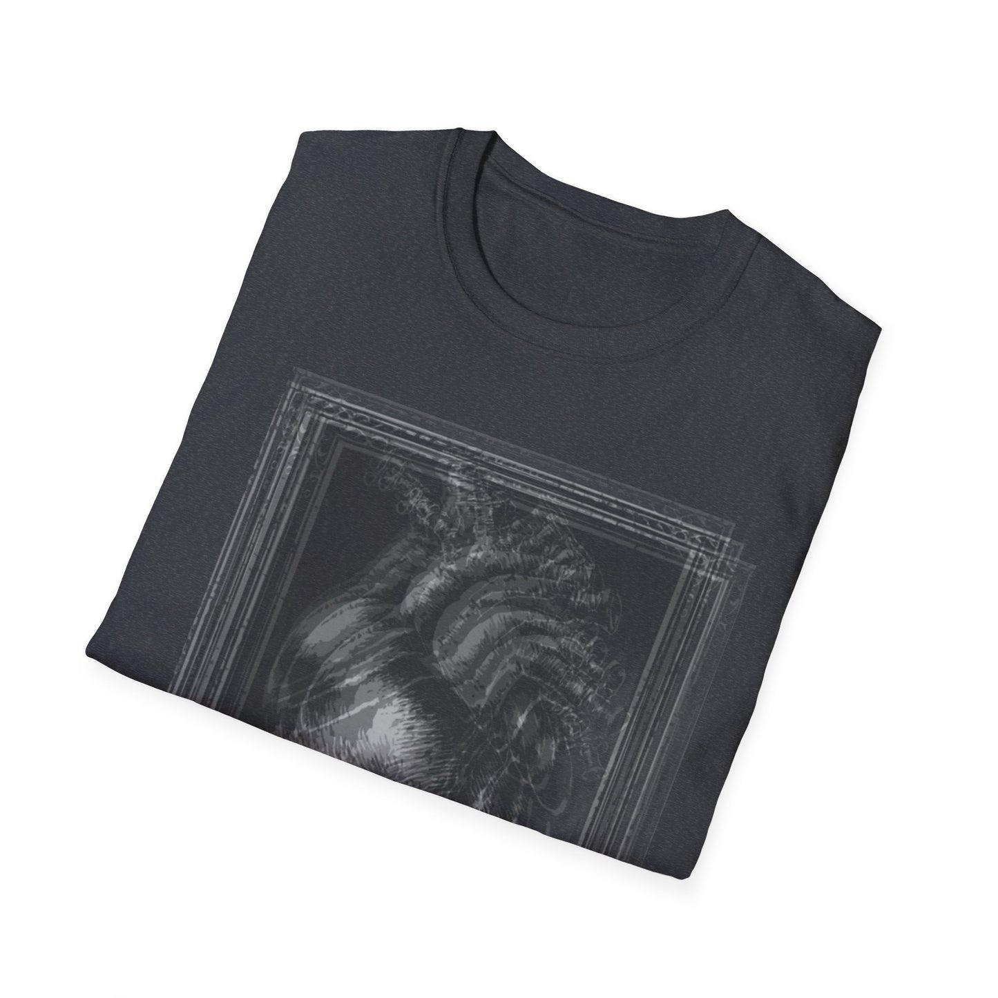 Gothic Y2k Heart-inspired Unisex Softstyle T-Shirt