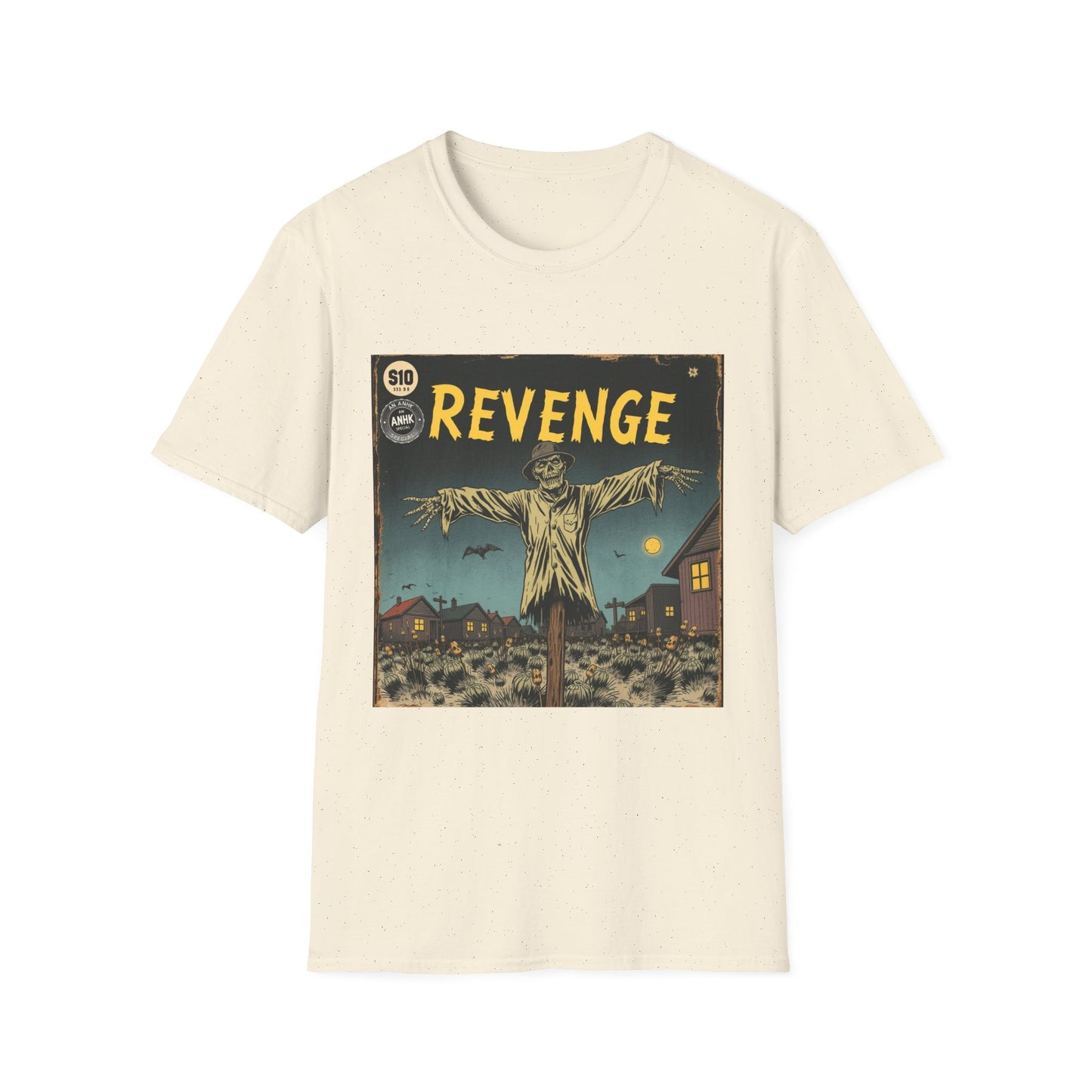 Vintage Comic Cover 'Scarecrow Revenge' T-Shirt