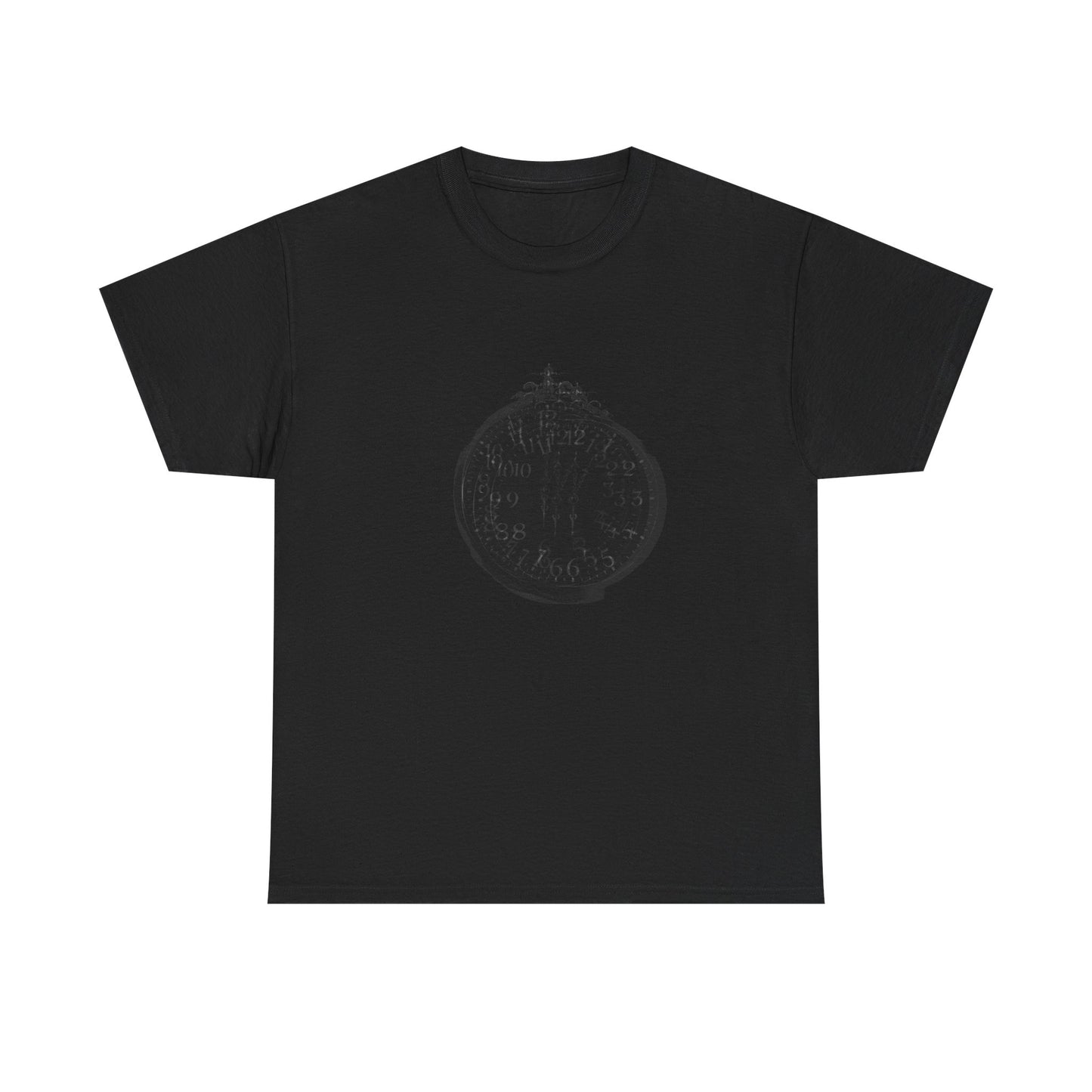 Gothic Y2k Clock Unisex Heavy Cotton Tee
