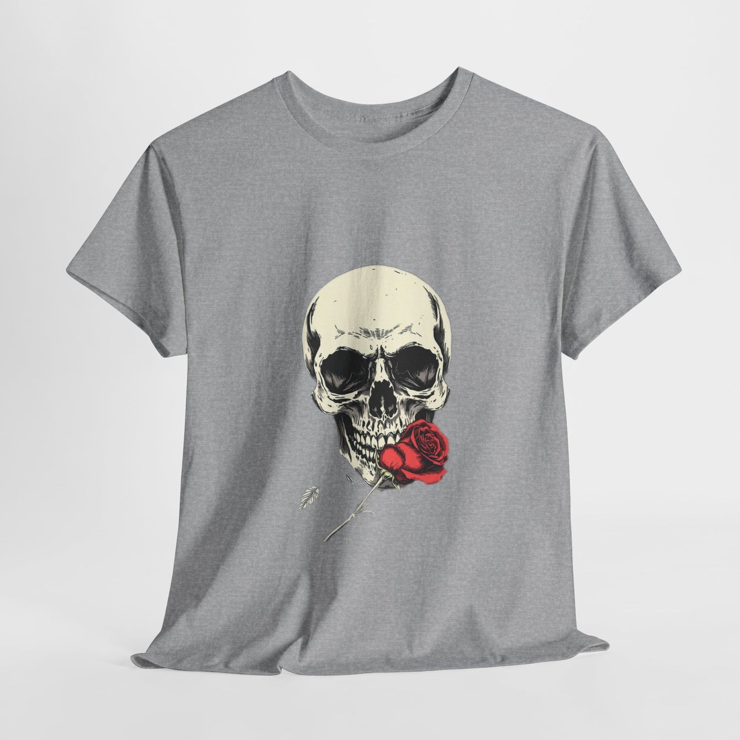 Gothic Y2k Skull Rose Unisex Tee