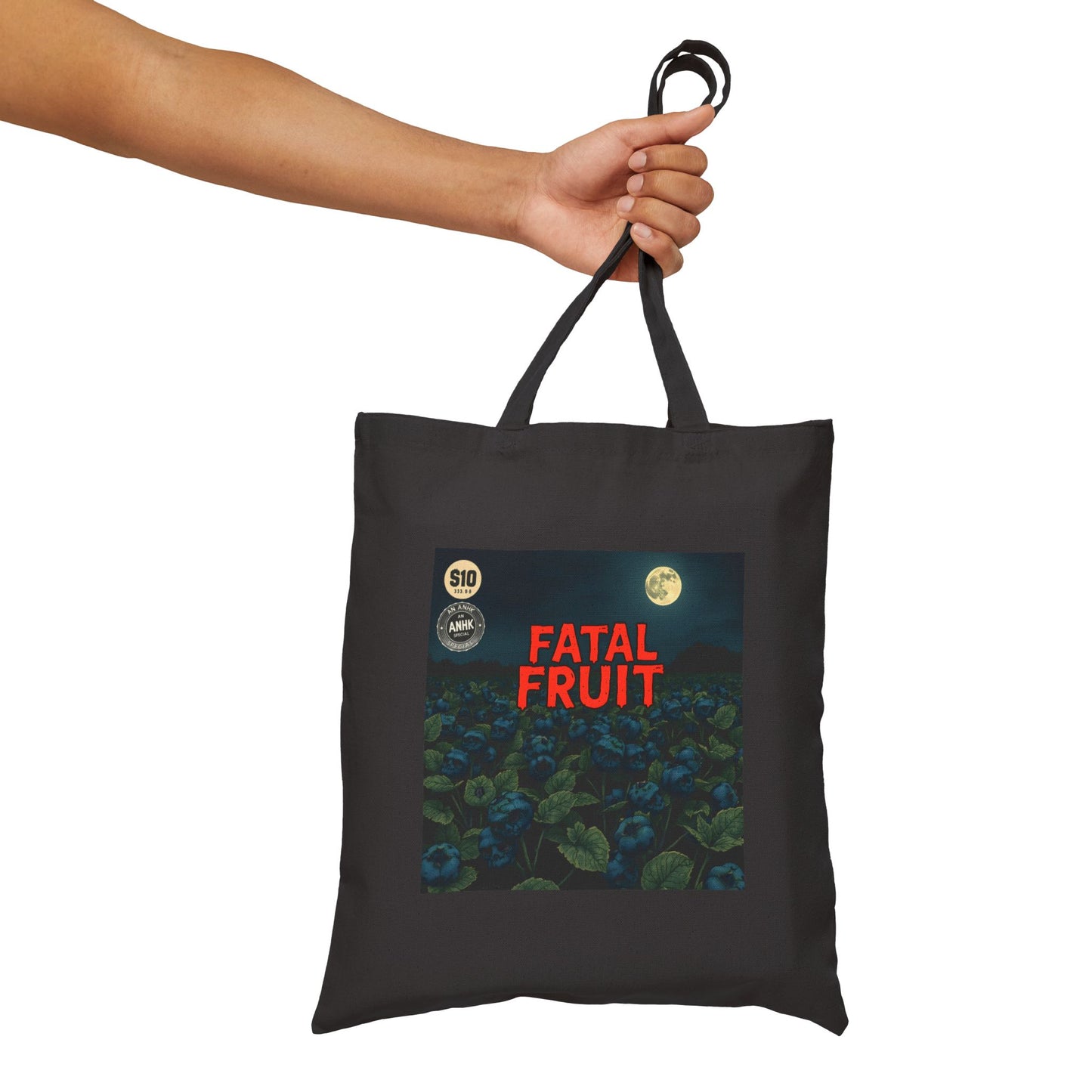 Fatal Fruit Art Cotton Canvas Tote Bag