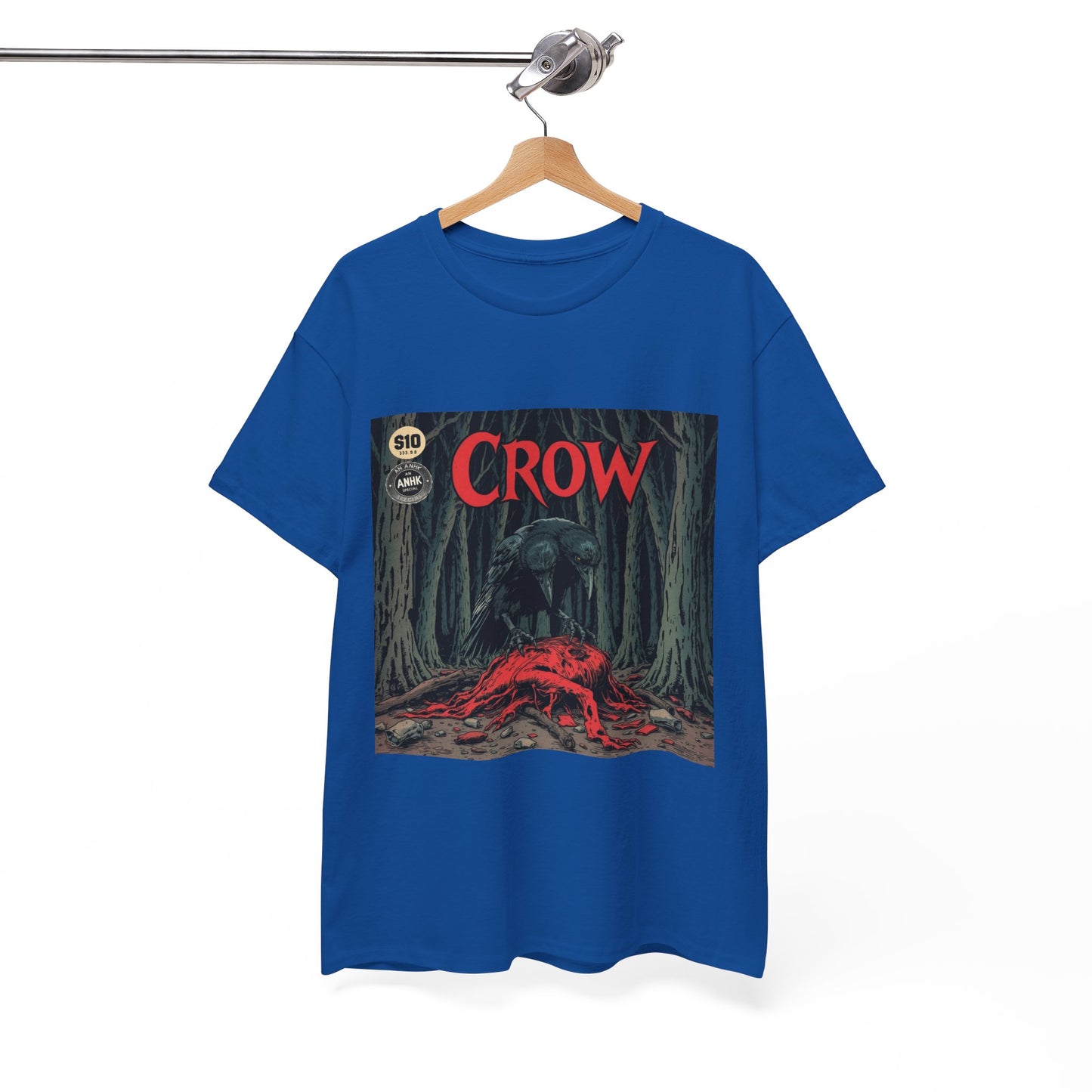 Vintage Comic Cover Crow Graphic Tee