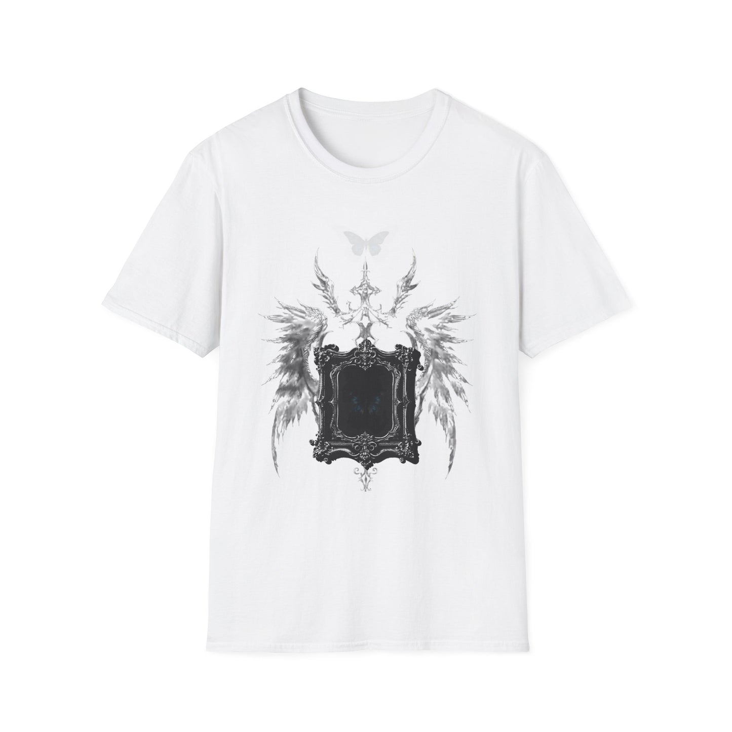 Gothic Angel Wings T-Shirt, Unisex Graphic Tee