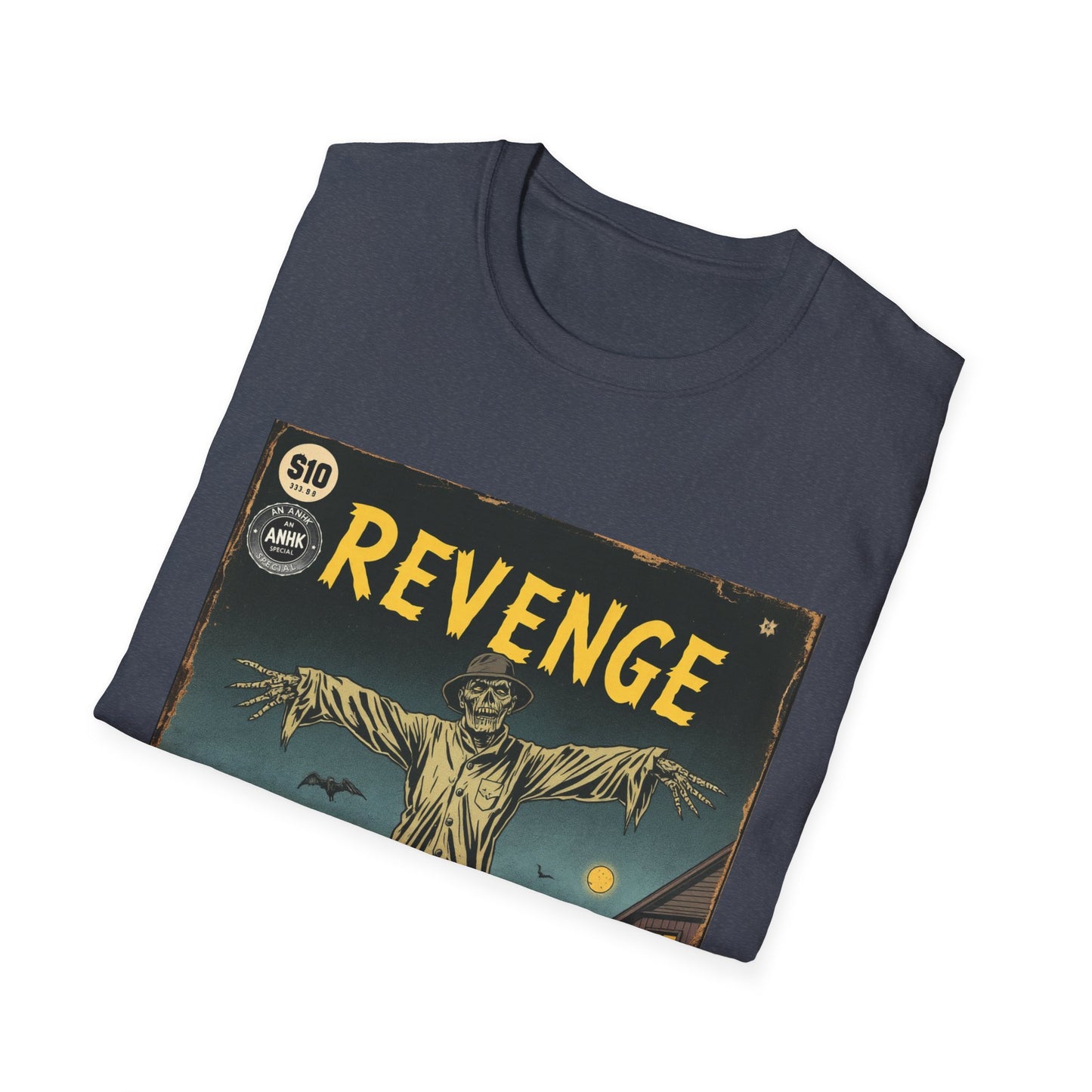 Vintage Comic Cover 'Scarecrow Revenge' T-Shirt