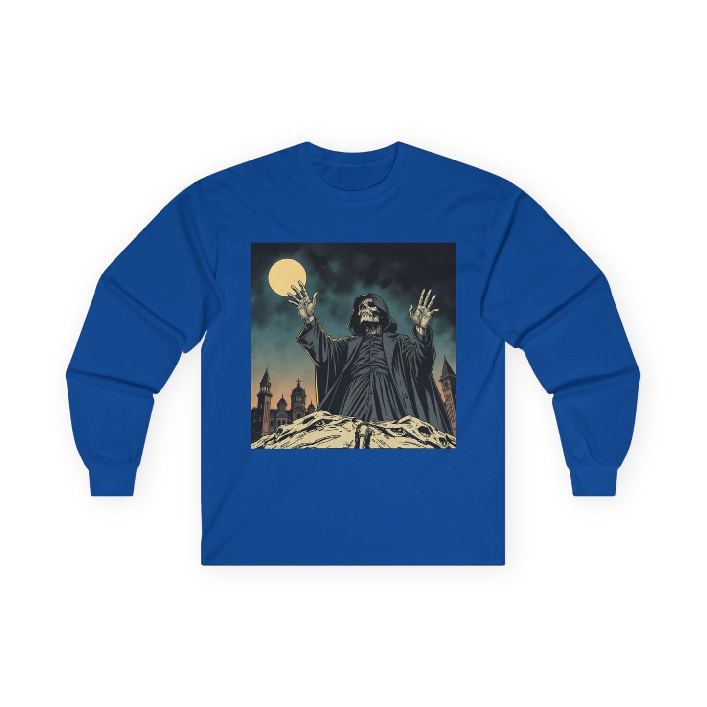 Skelly Goth Moonlit Ensemble Long Sleeve Tee