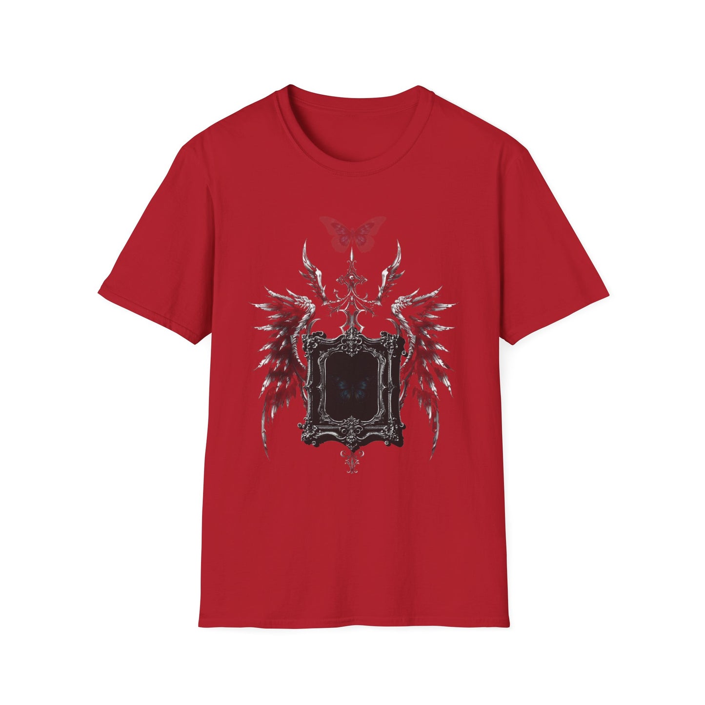 Gothic Angel Wings T-Shirt, Unisex Graphic Tee