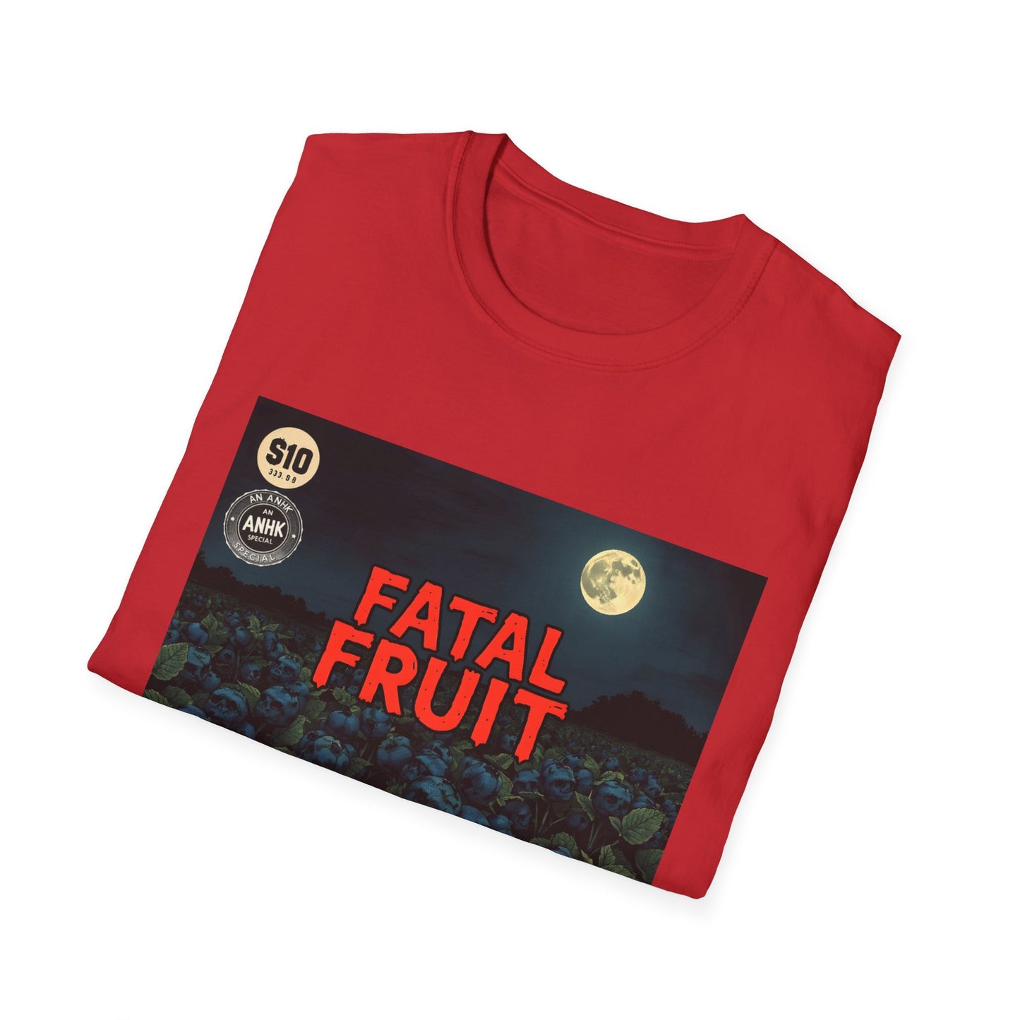 Vintage Comic Cover 'Fatal Fruit' Unisex Softstyle T-Shirt