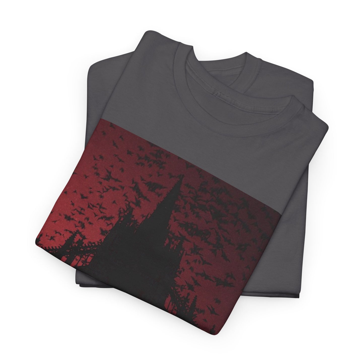 Dark Fantasy Cathedral Unisex Heavy Cotton Tee