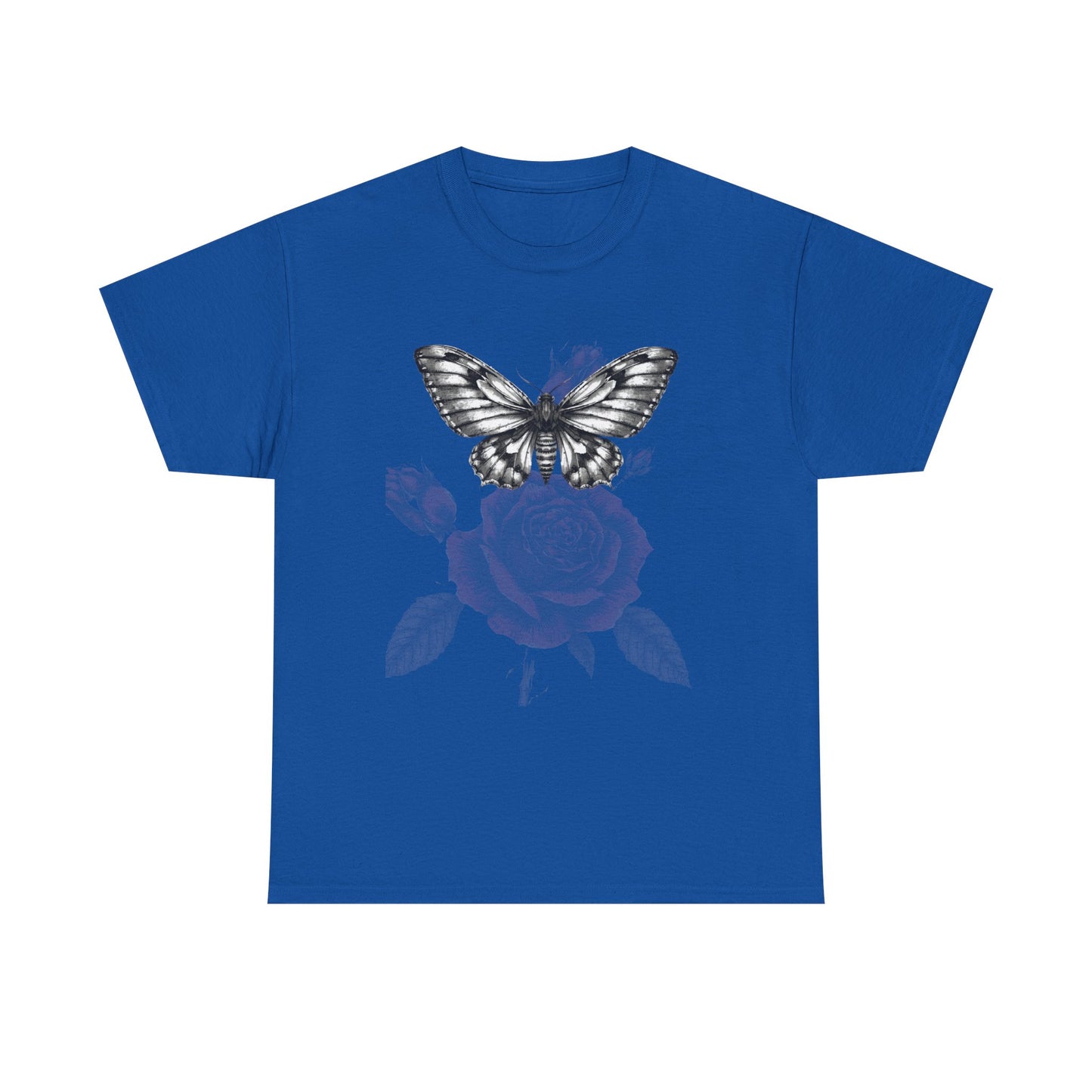 Gothic Y2k Butterfly Graphic Unisex Heavy Cotton Tee