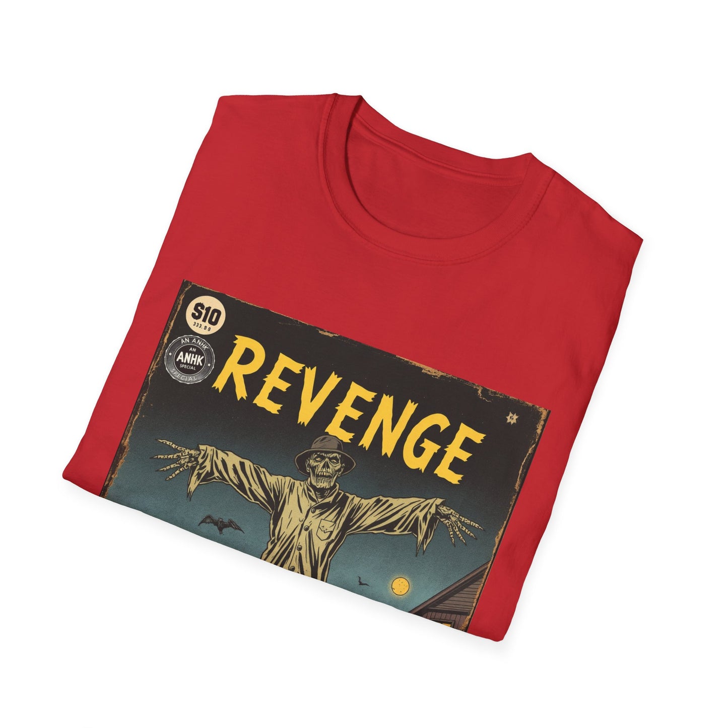 Vintage Comic Cover 'Scarecrow Revenge' T-Shirt
